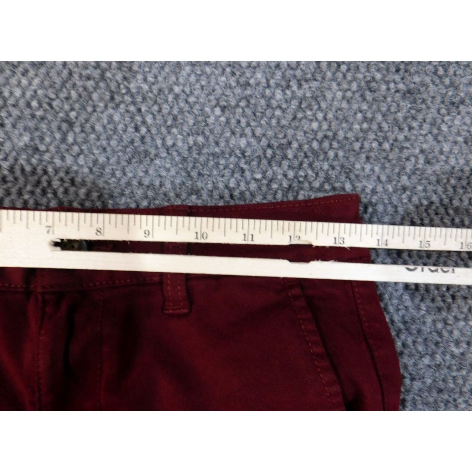 American Eagle Outfitters American Eagle Outfitters Jeans Women Skinny 2 Red Denim Stretch Mid Rise 32in Inseam Retro Vintage: No Size 28" / US 6 / IT 42 - 3 Thumbnail