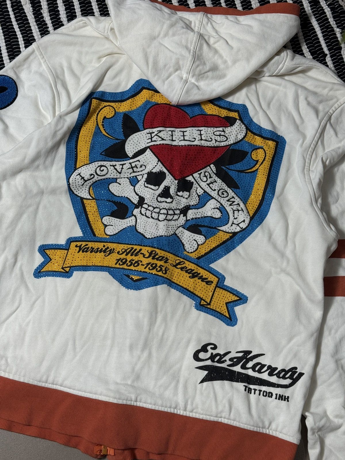 Ed Hardy VINTAGE ED HARDY 2000s ZIP UP CARDIGAN Size XXL / US 16-18 / IT 52-54 - 9 Thumbnail