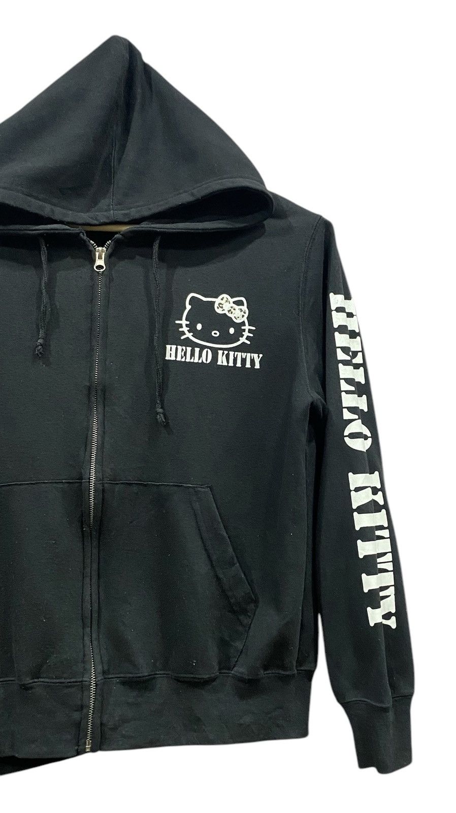 Cartoon Network Rare HELLO KITTY Big Logo Sweater Zipper Hoodie Size US M / EU 48-50 / 2 - 3 Thumbnail