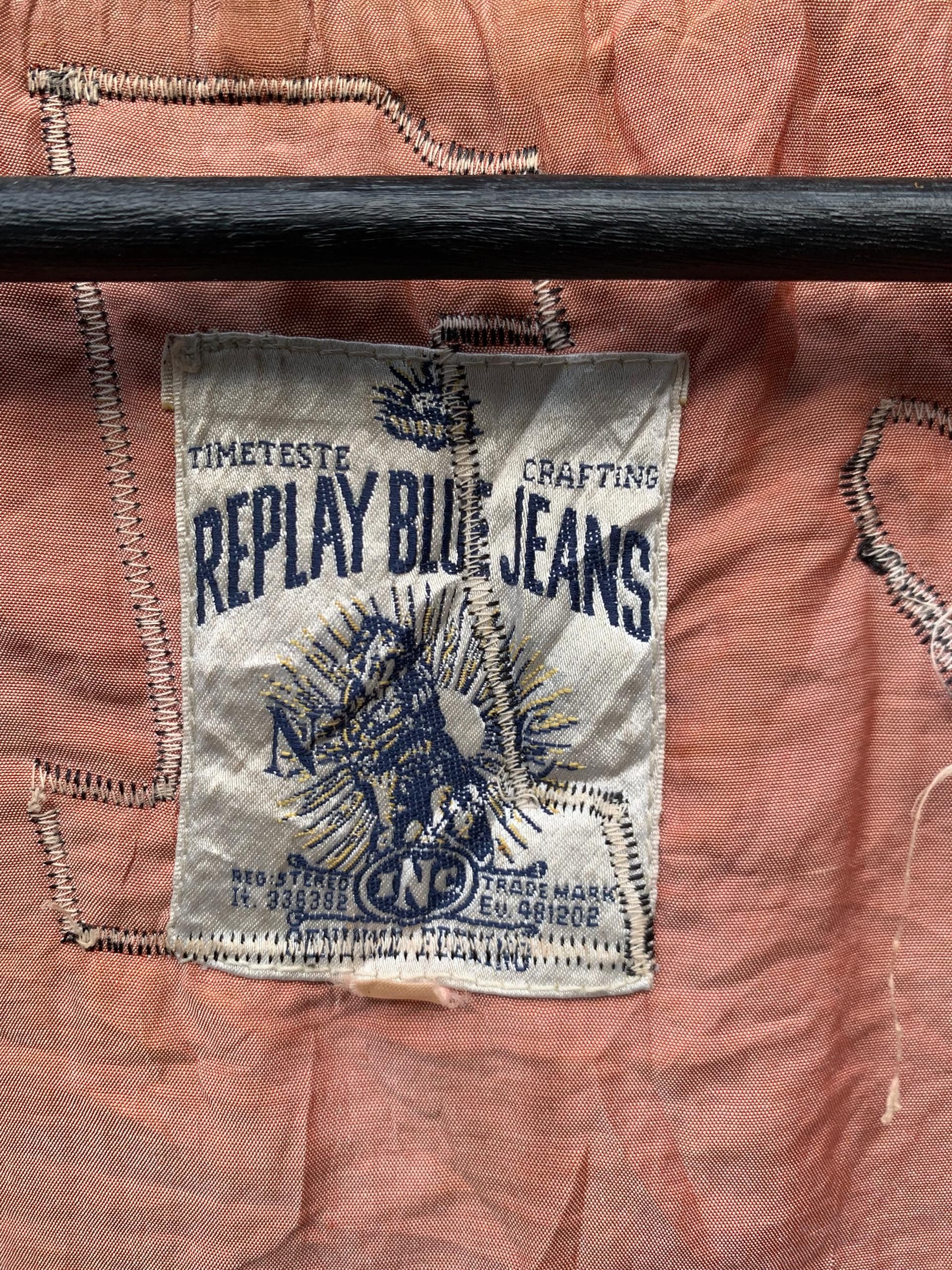 Replay Very Rare Vintage Replay Blue Jeans x Harley Davidson Jacket Size US M / EU 48-50 / 2 - 9 Thumbnail