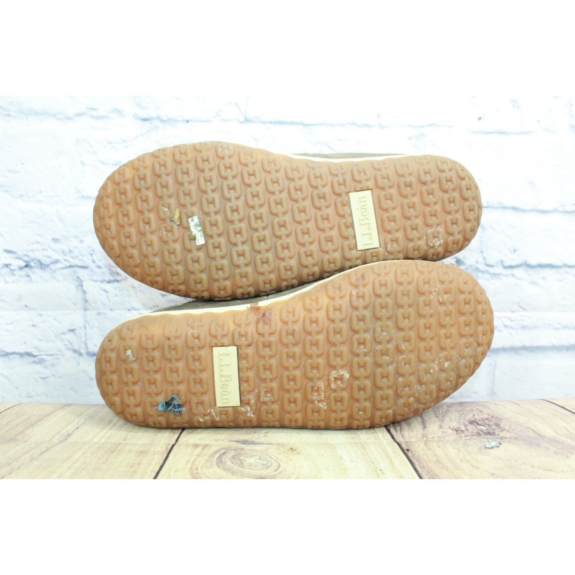 L.L. Bean LL Bean Dark Cement Fleece Lined Mountain Moccasins Size US 8 / IT 38 - 10 Thumbnail