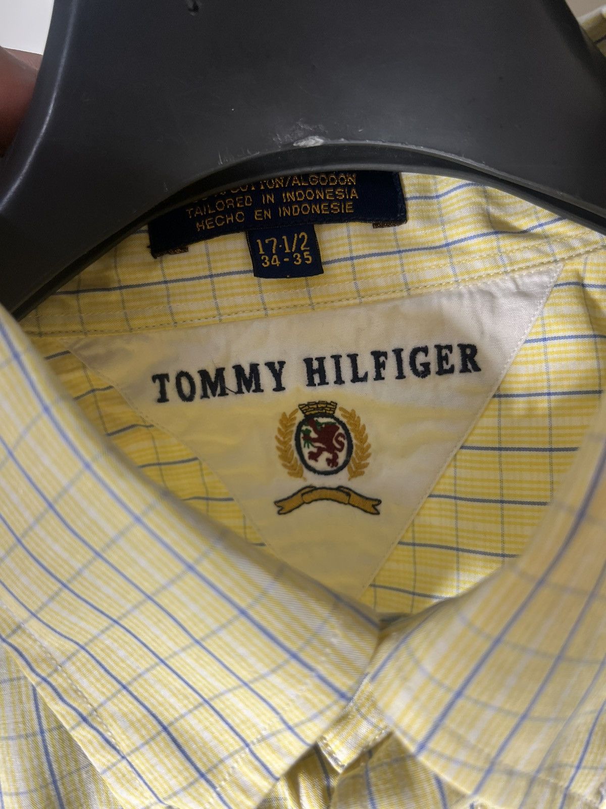 Tommy Hilfiger × Vintage VERY RARE TOMMY HILFIGER JEANS RETRO SHIRT DESIGNER Y2K 90s Size US XL / EU 56 / 4 - 4 Thumbnail