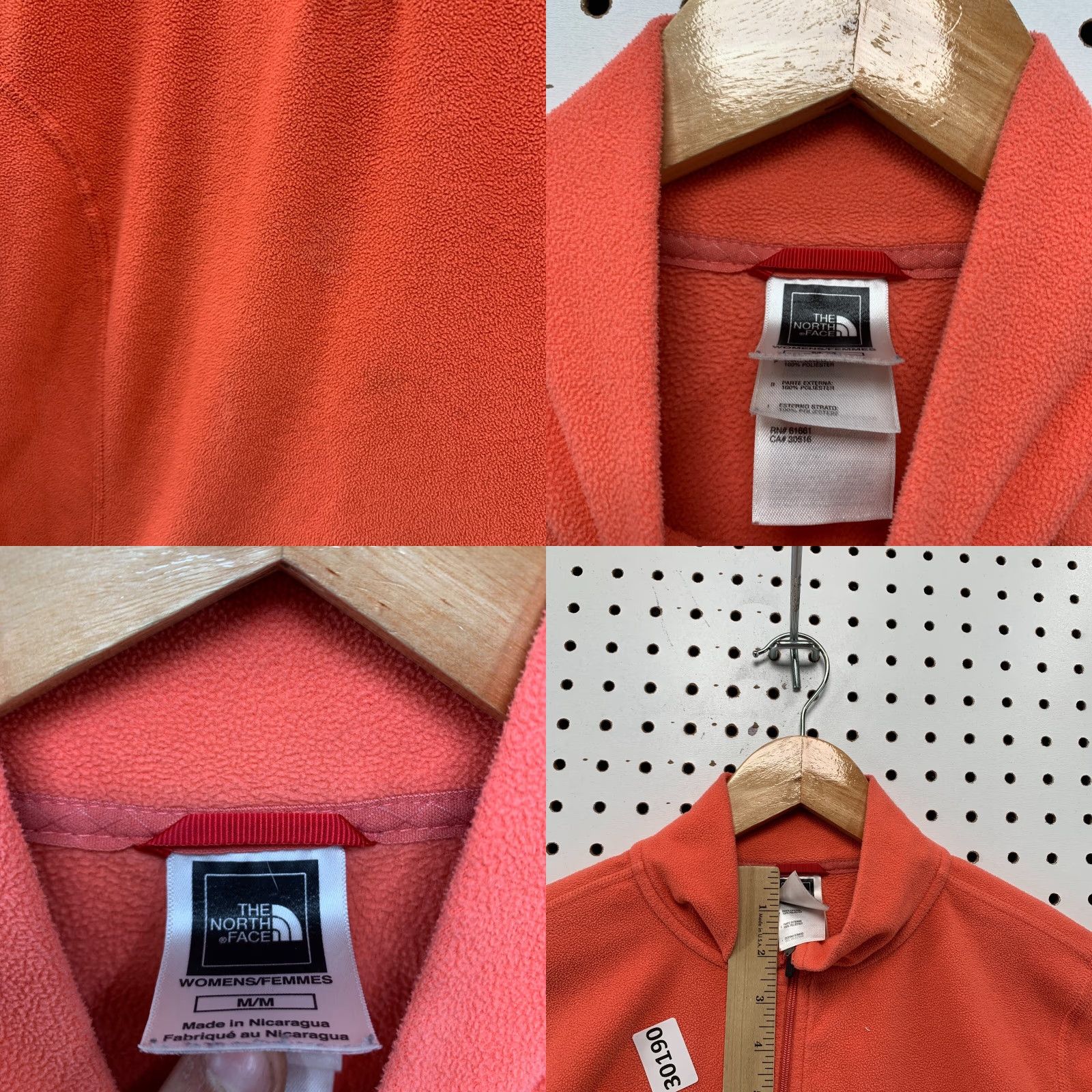 The North Face The North Face 1/4 Zip Fleece Pullover Womens Medium Sunrise Coral TKA 19.5x24 Size M / US 6-8 / IT 42-44 - 8 Thumbnail