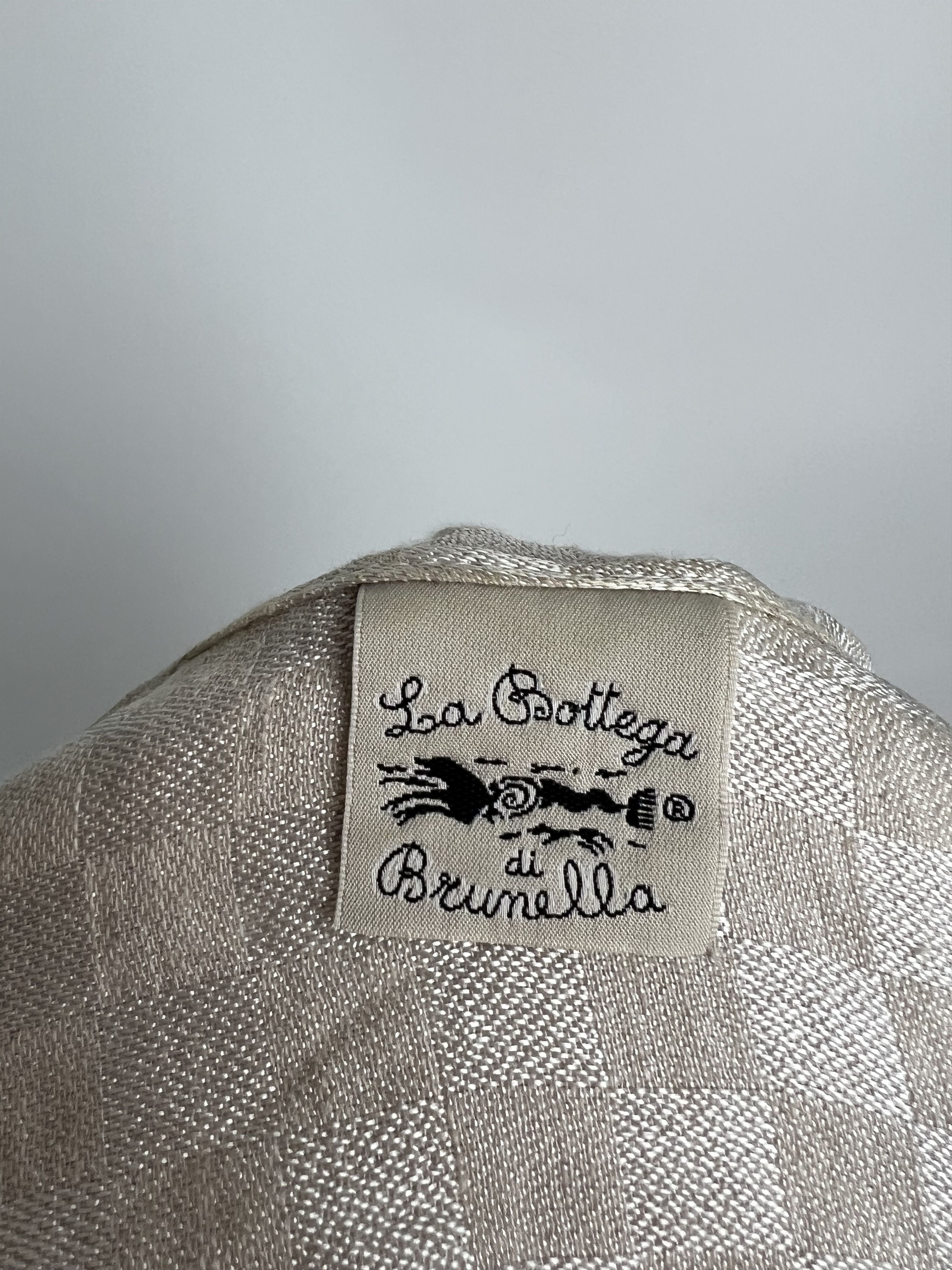 Designer La Bottega Di Brunella Linen Top Blouse One Size Size ONE SIZE - 8 Thumbnail