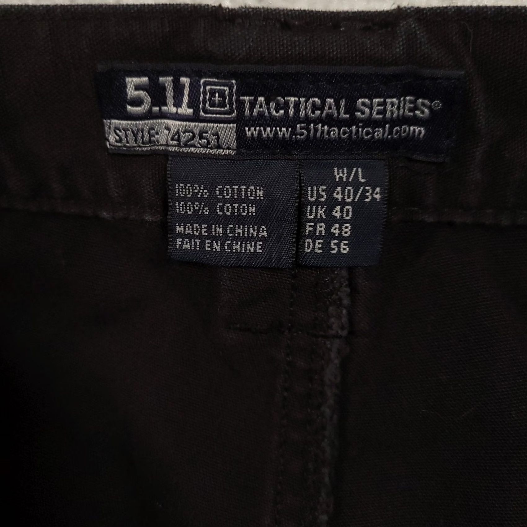 Vintage 5.11 Tactical Pants Mens 40x34 Black Cargo Canvas Workwear Style 74251 Size US 40 / EU 56 - 7 Thumbnail
