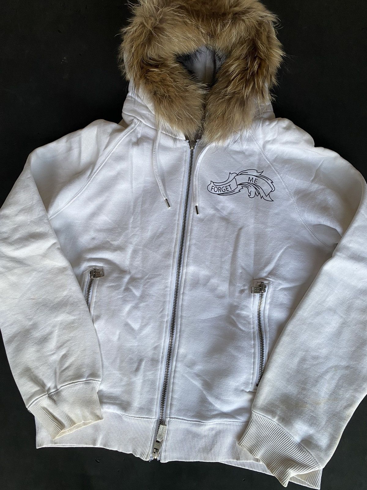 GOSTAR DE FUGA Codescombine furhoodie forget me not Size US L / EU 52-54 / 3 - 2 Thumbnail
