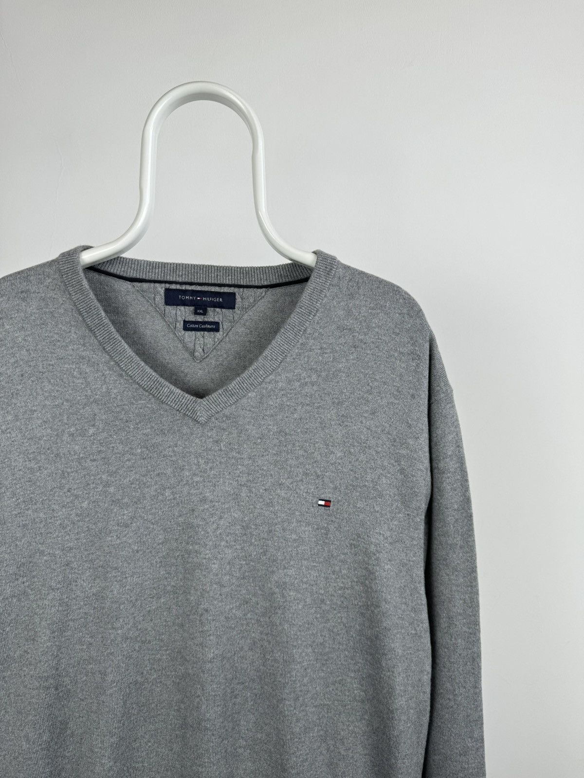 Tommy Hilfiger × Vintage Tommy Hilfiger Cotton Cashmere Jumper Sweater Size US XXL / EU 58 / 5 - 2 Thumbnail