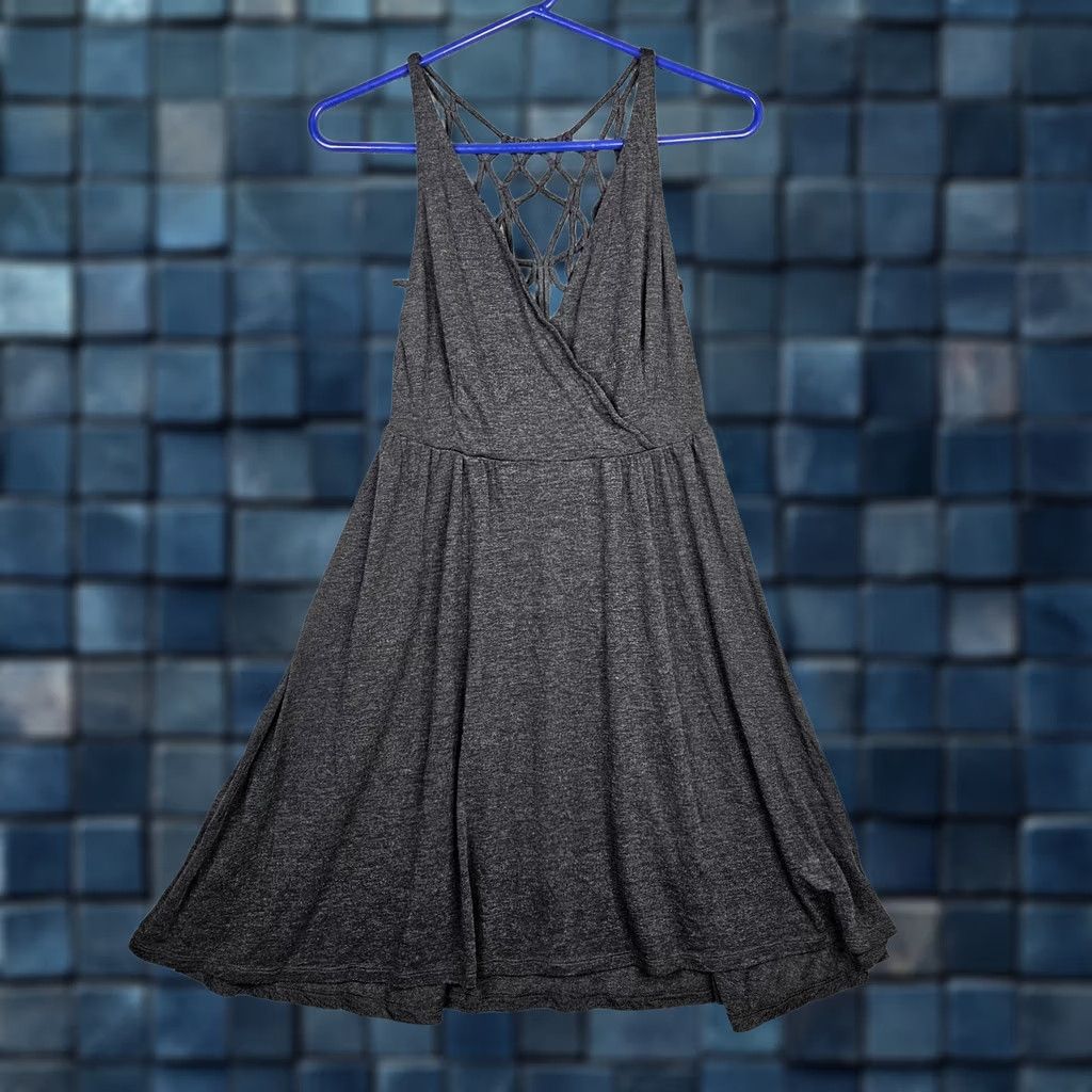 Prana prAna Dress Womens XS Gray Women Charcoal Fit flare Strappy back neck Size Size XS / US 0-2 / IT 36-38 - 1 Thumbnail