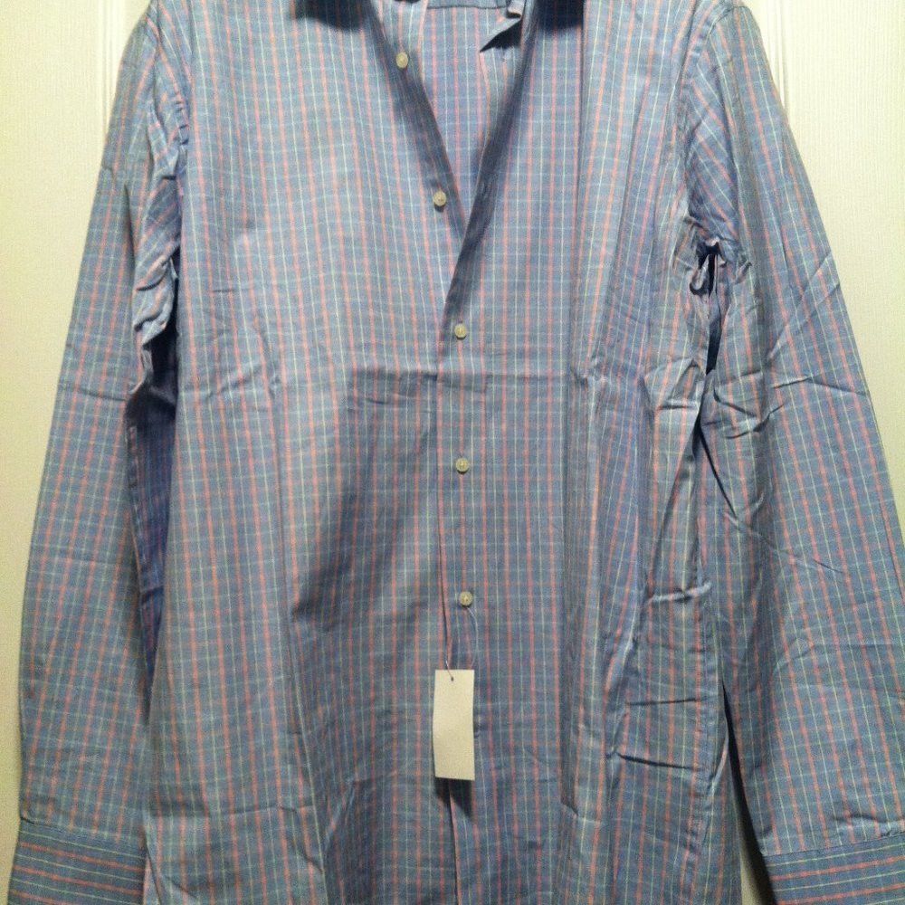 Saks Fifth Avenue SAKS FIFTH AVENUE MENS NEW 100%COTTON DRESS SHIRT 16.5/34-35 Size US L / EU 52-54 / 3 - 3 Thumbnail