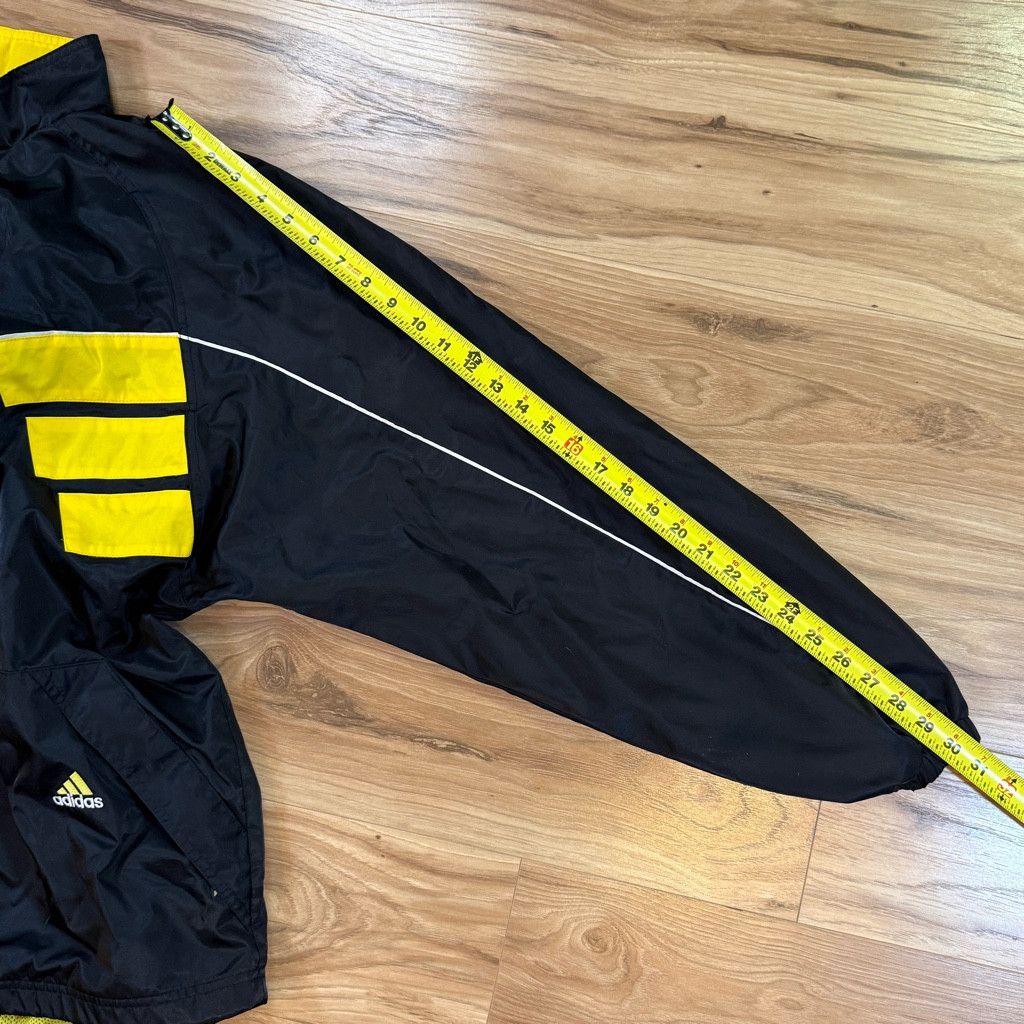 Adidas Adidas Men’s XL Black Yellow Track Jacket Pants Set Size US XL / EU 56 / 4 - 8 Thumbnail