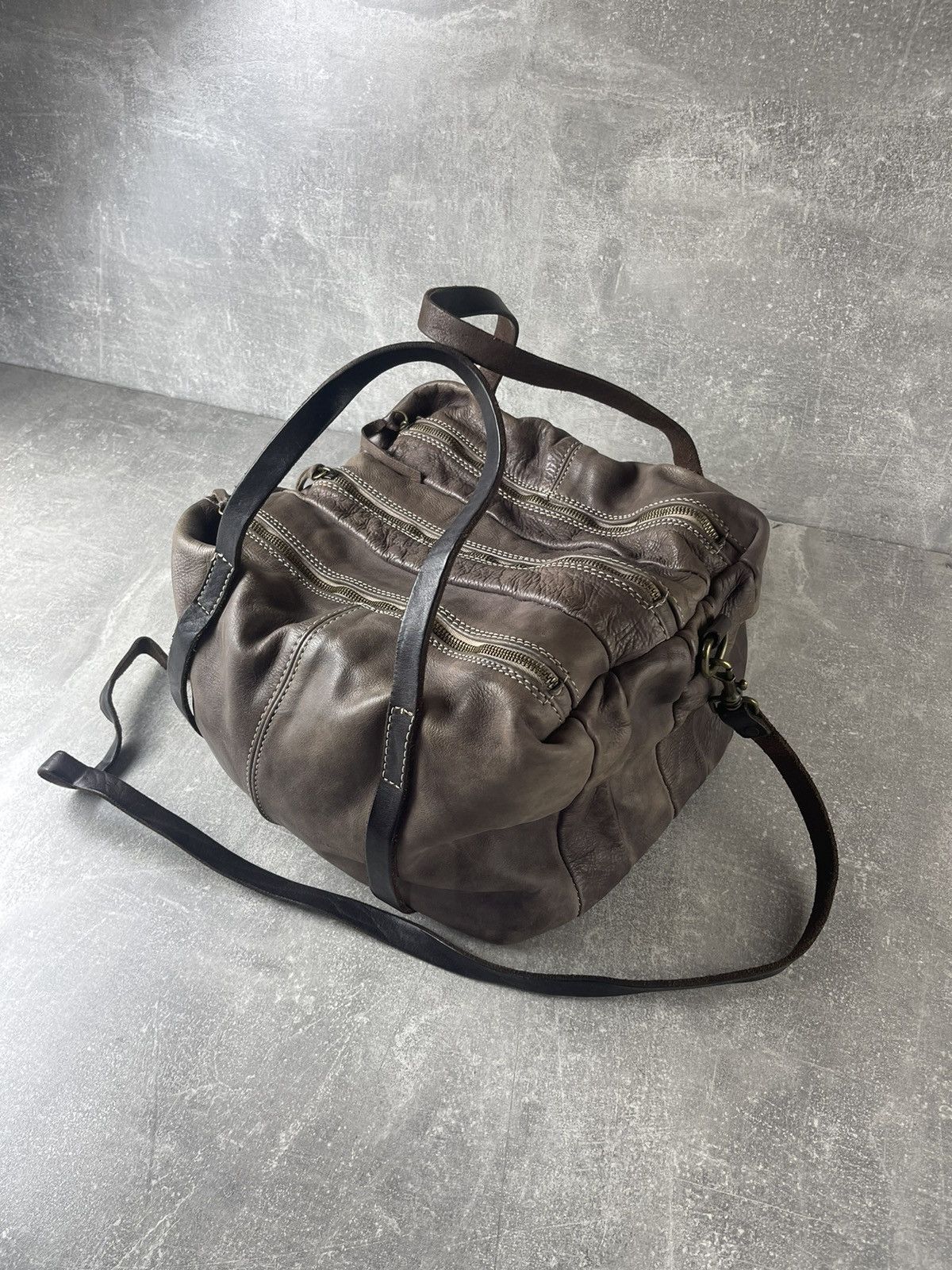 Genuine Leather Officine 11 Artisanal Handcraft Leather Shoulder Bag Size ONE SIZE - 4 Thumbnail