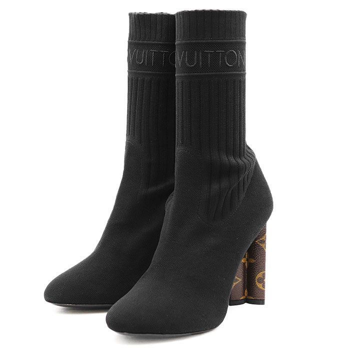 Louis Vuitton Louis Vuitton Silhouette Line Knit Ankle Boots Others Shoes DUTY FREE for USA