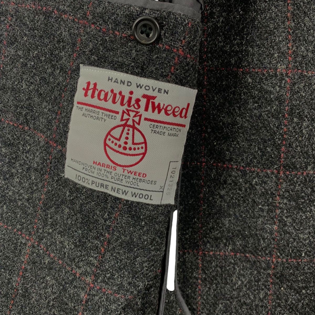 Harris Tweed Vintage HARRIS TWEED Hand Woven Pure Wool Blazer Plaids Size M / US 6-8 / IT 42-44 - 10 Thumbnail