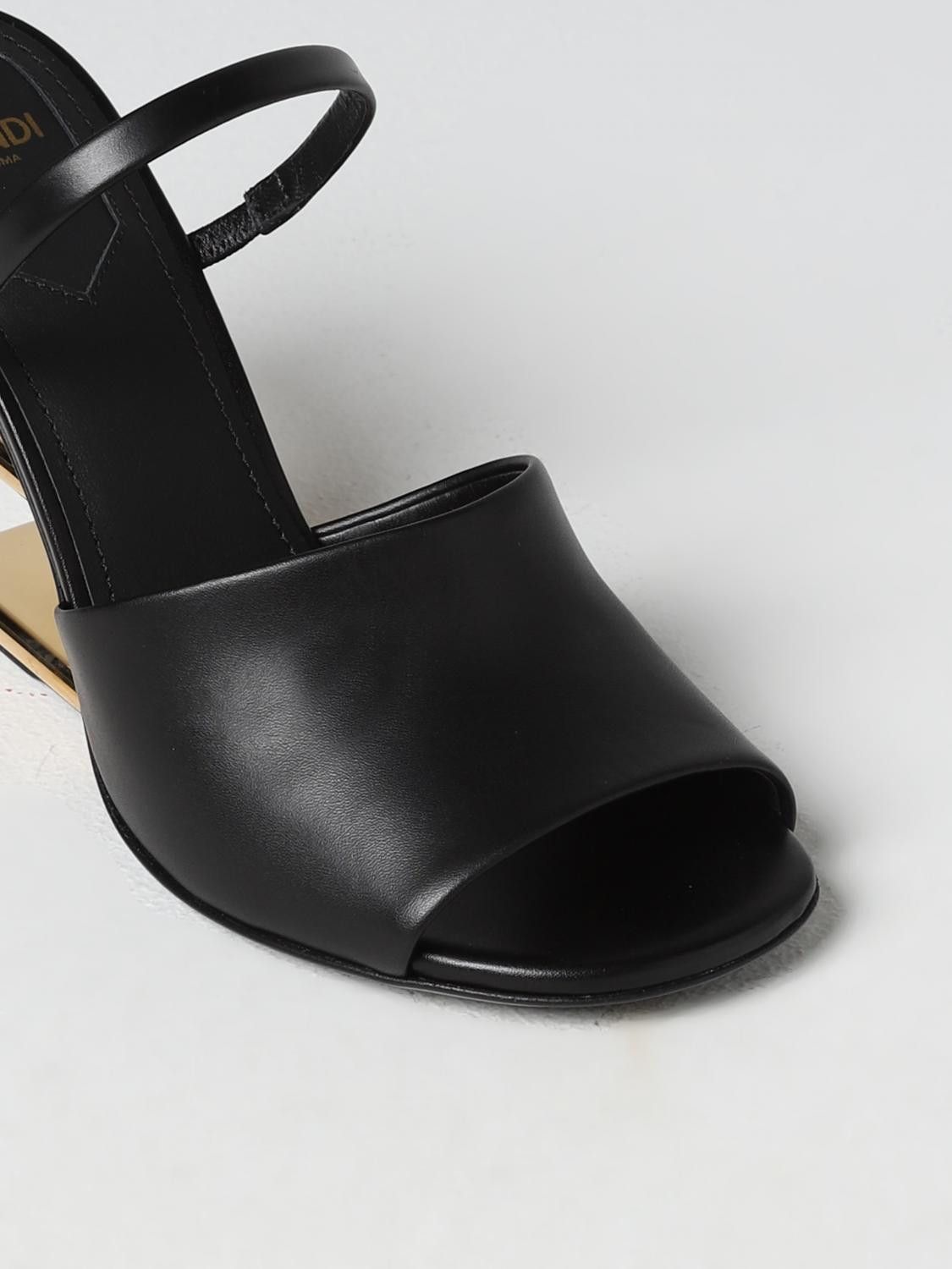 Fendi o1B3y1r0326 First Sandals in Black Size US 11 / IT 41 - 4 Thumbnail