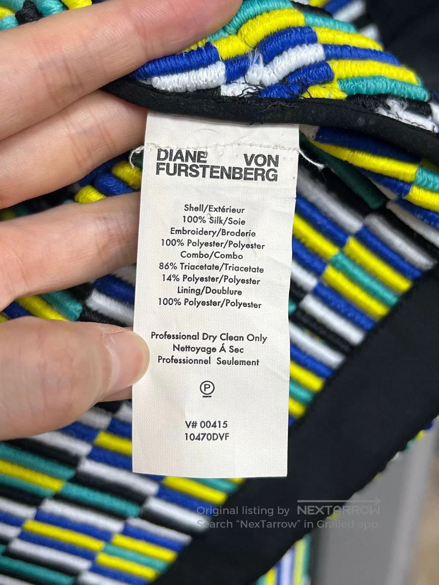 Diane von Furstenberg DVF Woven Coat. Size M / US 6-8 / IT 42-44 - 5 Thumbnail