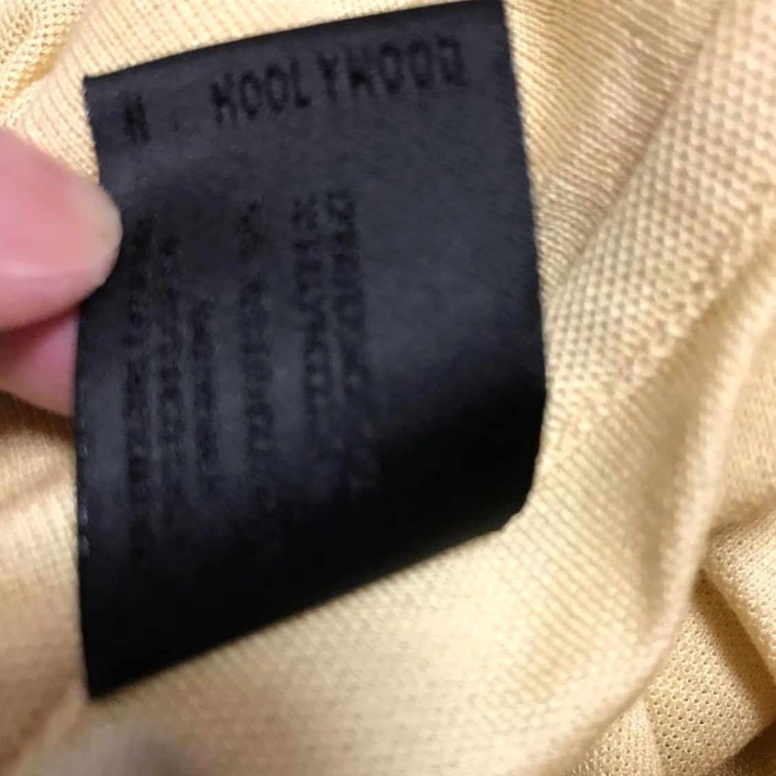 Vintage N.HOOLYWOOD Polo Shirts Yellow Polo shirt Men S Cotton Solid Spring Summer Yellow Mens Size US S / EU 44-46 / 1 - 3 Thumbnail