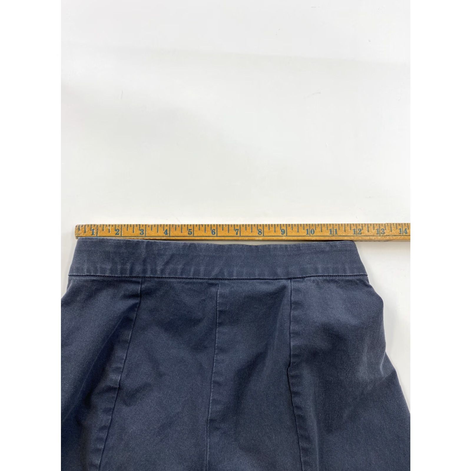 Everlane Everlane Dress Pant Womens 0 Blue Side Zip Skinny Cotton Blend Dress Pants Womens 0 Blue Side Zip Size 25" / US 0 / IT 36 - 5 Thumbnail