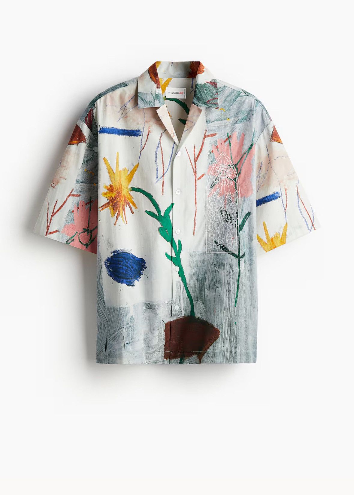 Jean-Michel Basquiat Loose Fit Cotton Resort Shirt Size US M / EU 48-50 / 2 - 1 Thumbnail