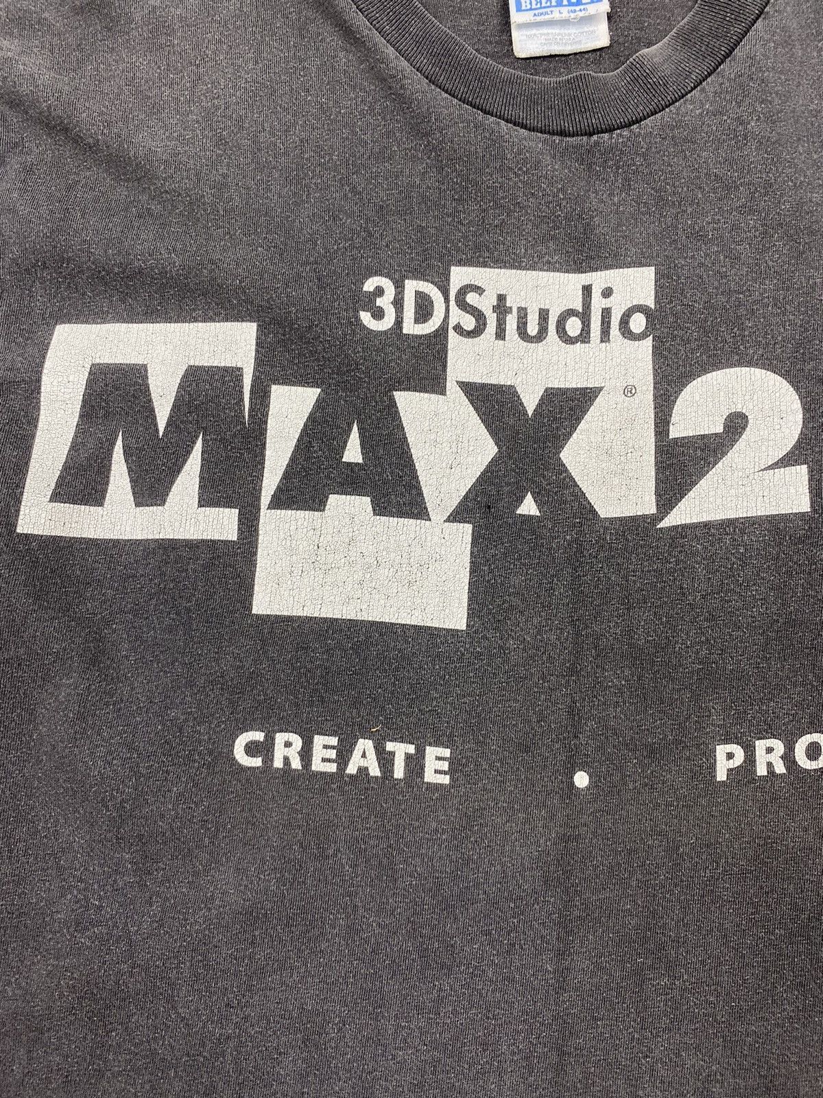 Vintage 90’s Vintage Autodesk Kinetix 3D Studio Max 2 Software Tee Size US L / EU 52-54 / 3 - 4 Thumbnail
