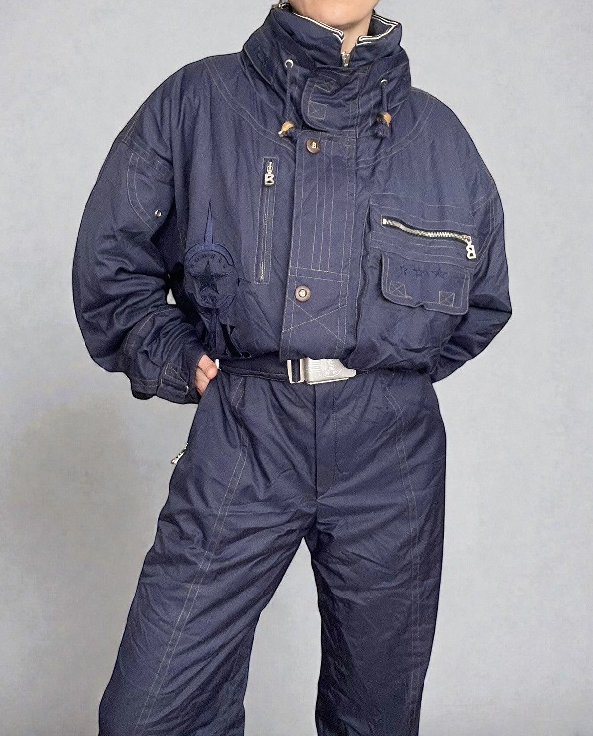 Bogner Vintage Bogner EX Expedition one-piece ski suit from the 90s Size US L / EU 52-54 / 3 - 19 Thumbnail