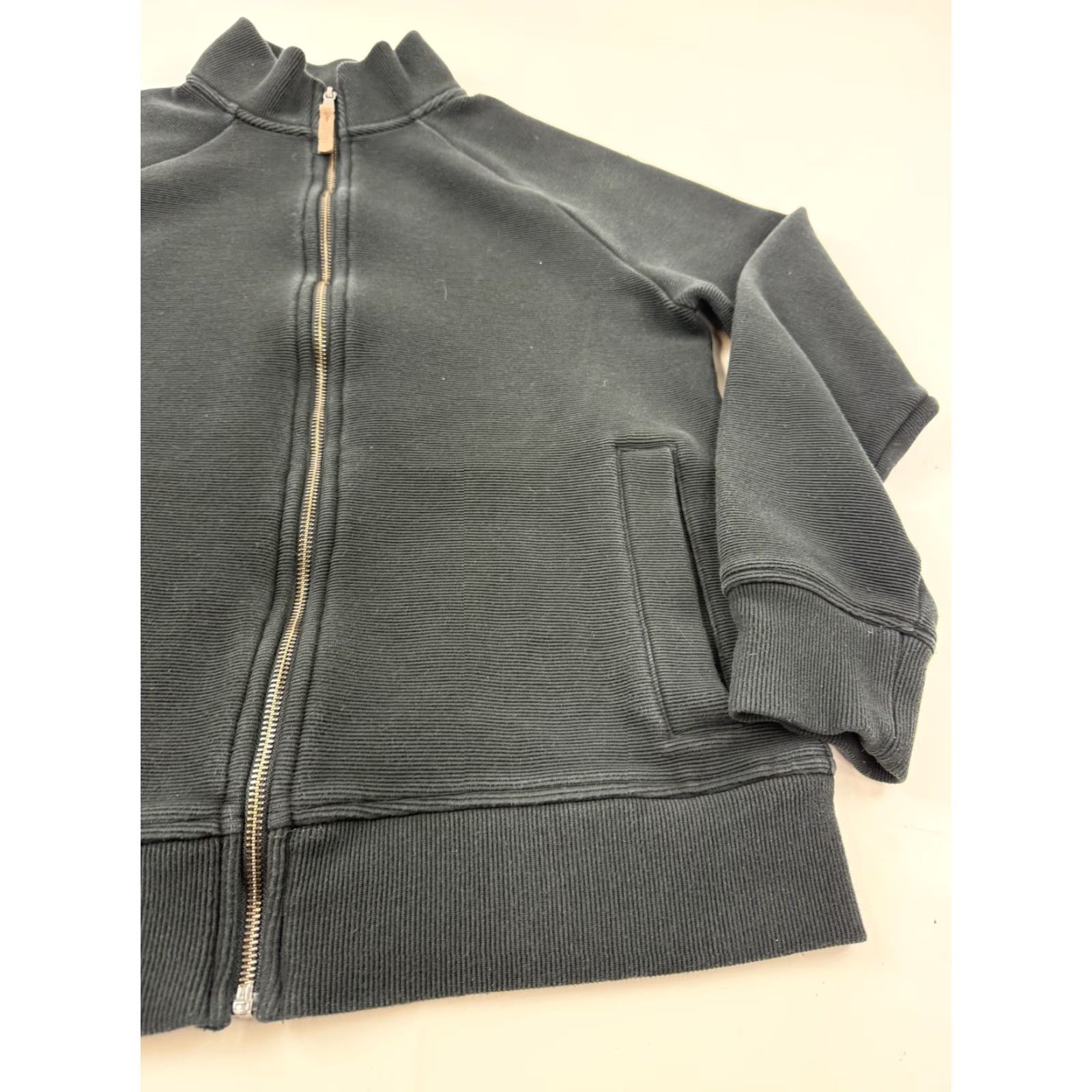 Banana Republic Banana Republic Sweatshirt Mens M Black Full Zip Fleece Mock Neck Pockets Size US M / EU 48-50 / 2 - 3 Thumbnail