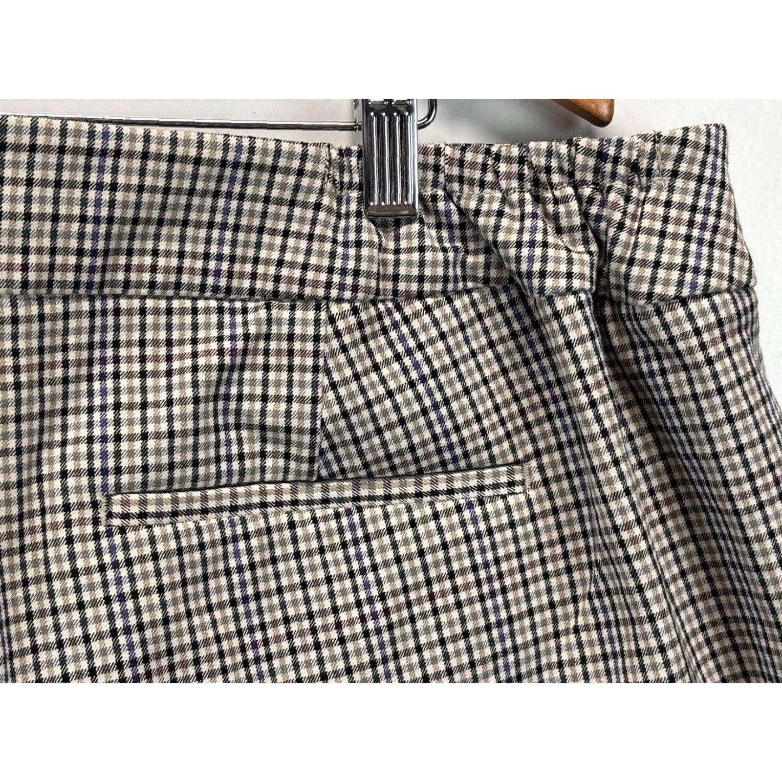 Talbots NEW Talbots Chatham Plaid Ankle Pants 24W Plus Women's Career Stretch Multicolor Size 42" / US 20 - 5 Thumbnail