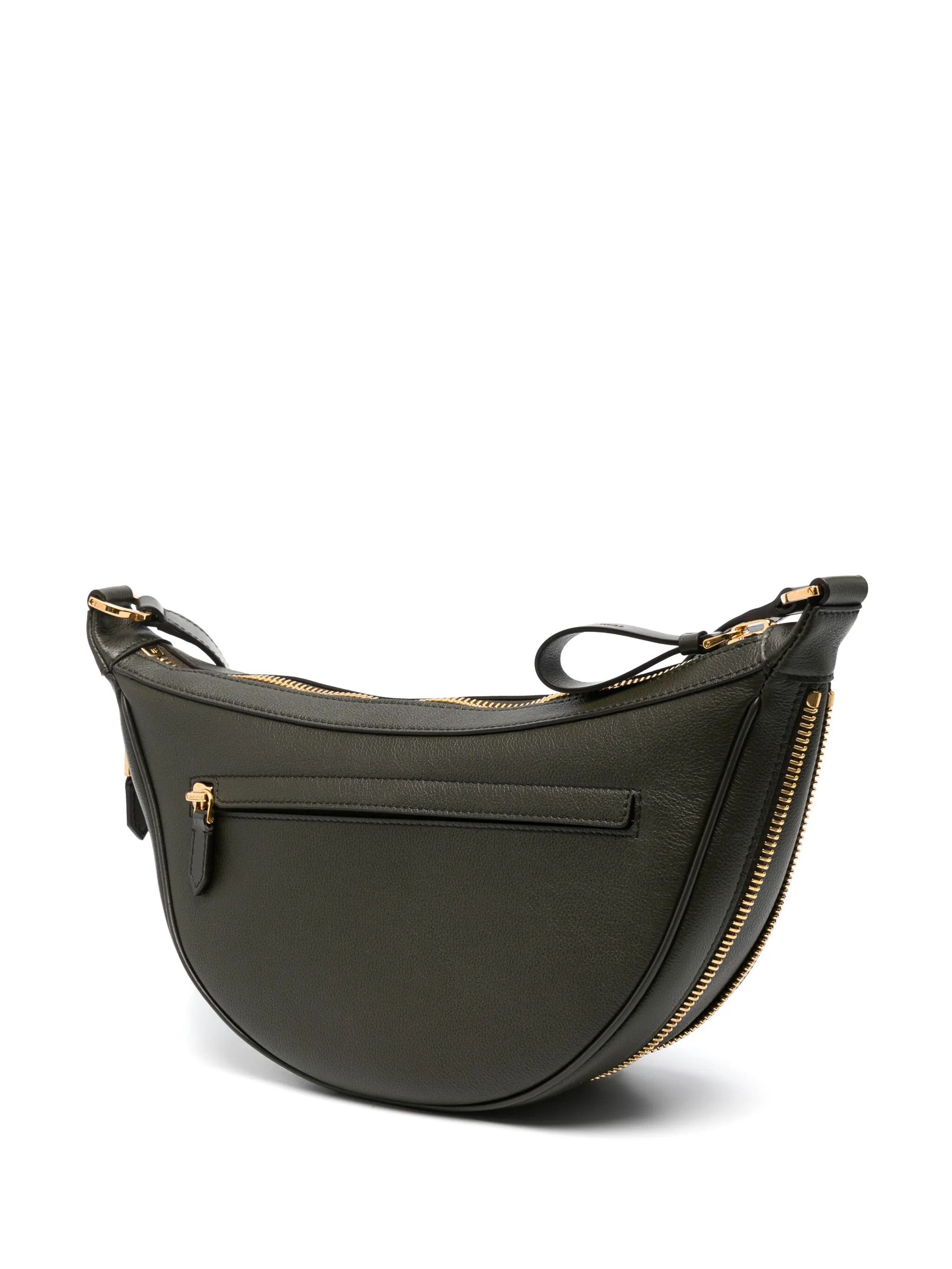 Tom Ford o1w1db10225 H0585 Size: OS Leather Zip Crescent Bag Size ONE SIZE - 5 Thumbnail
