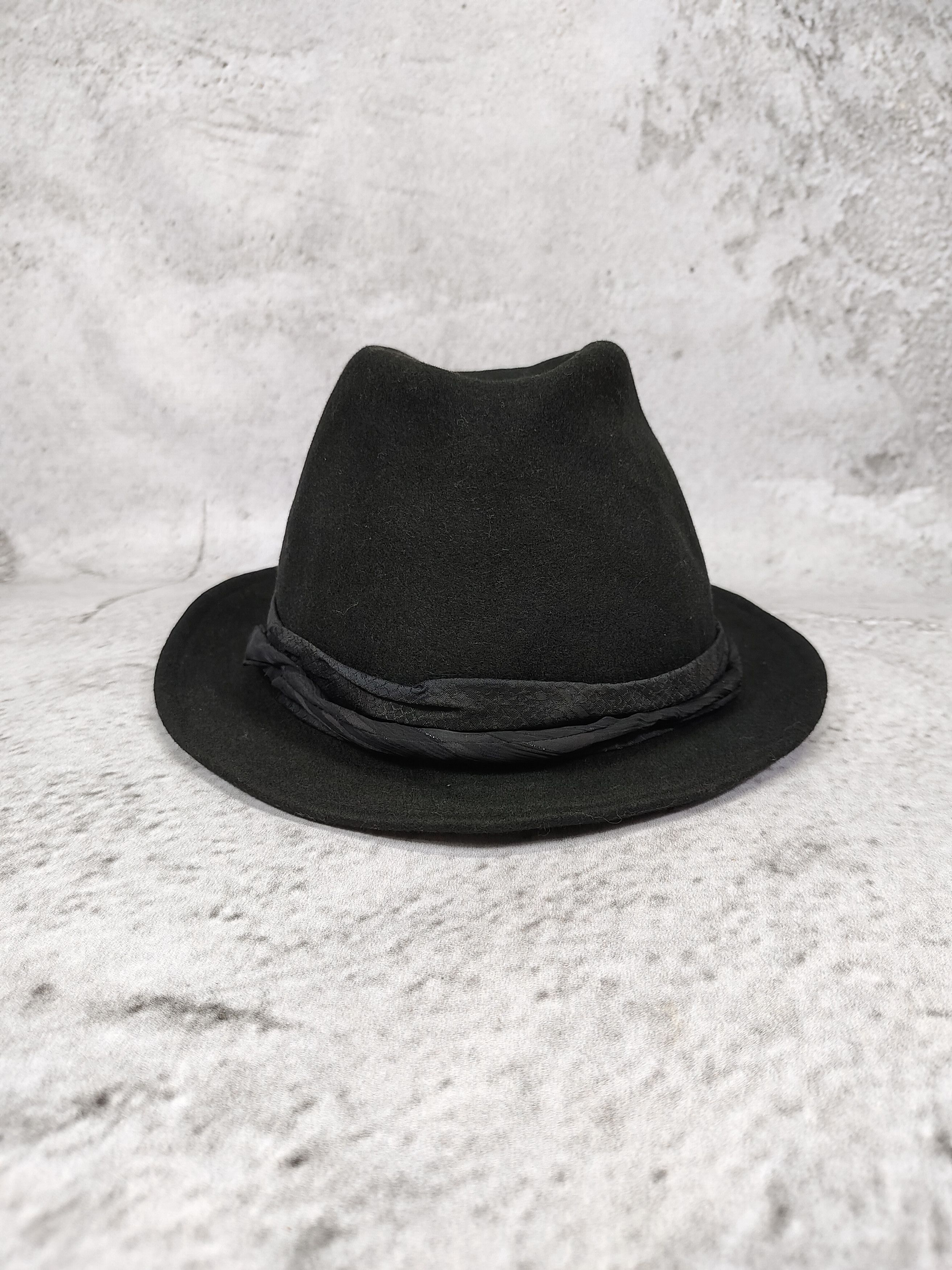 5351 POUR LES HOMMES 5351 POUR LES HOMMES Rock Minimalist Brim Fedora Hat Size ONE SIZE - 2 Thumbnail