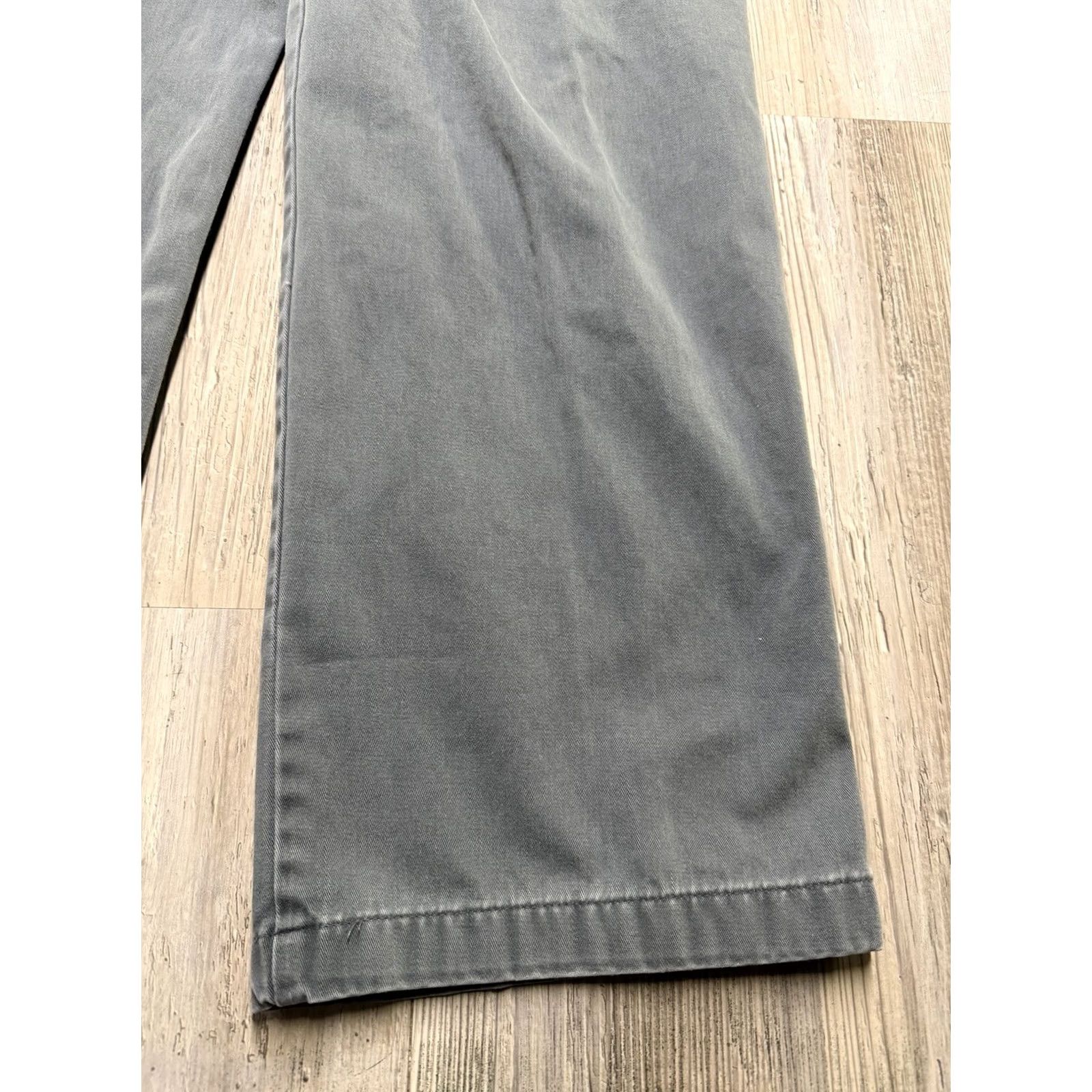 Dockers VINTAGE Dockers Khakis Pants 36x34 Gray Regular Straight 90s USA Mens Baggy Comfortable Chino Twill Size US 36 / EU 52 - 6 Thumbnail