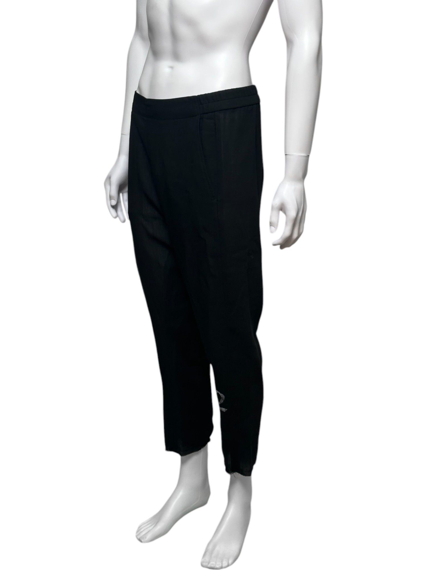 Ann Demeulemeester S/S 18 Forever Kids Black Pants Size 30" / US 8 / IT 44 - 2 Thumbnail