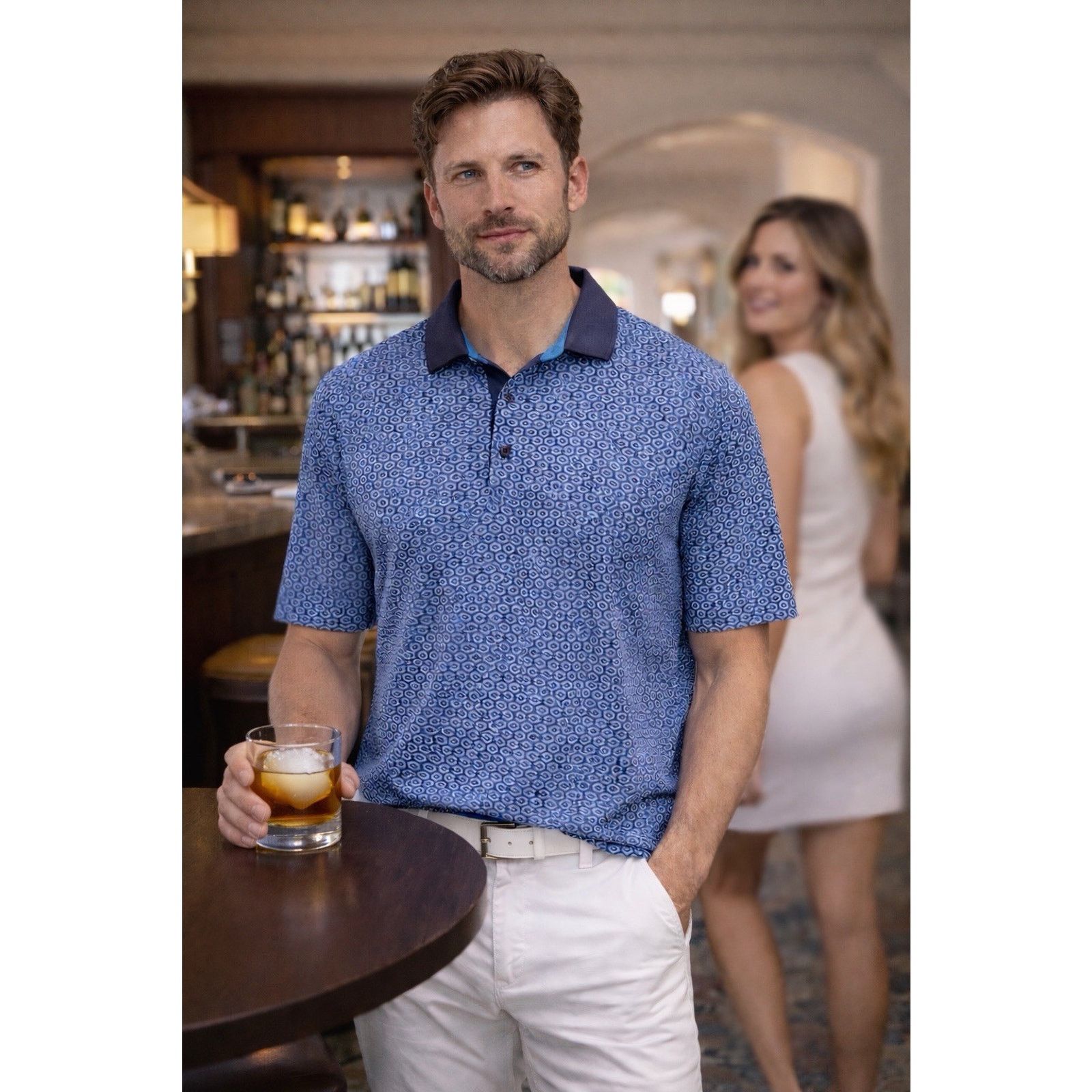 Other Greyson: NWT Men’s XXL Blue “River Wild” Polo Size US XXL / EU 58 / 5 - 2 Thumbnail