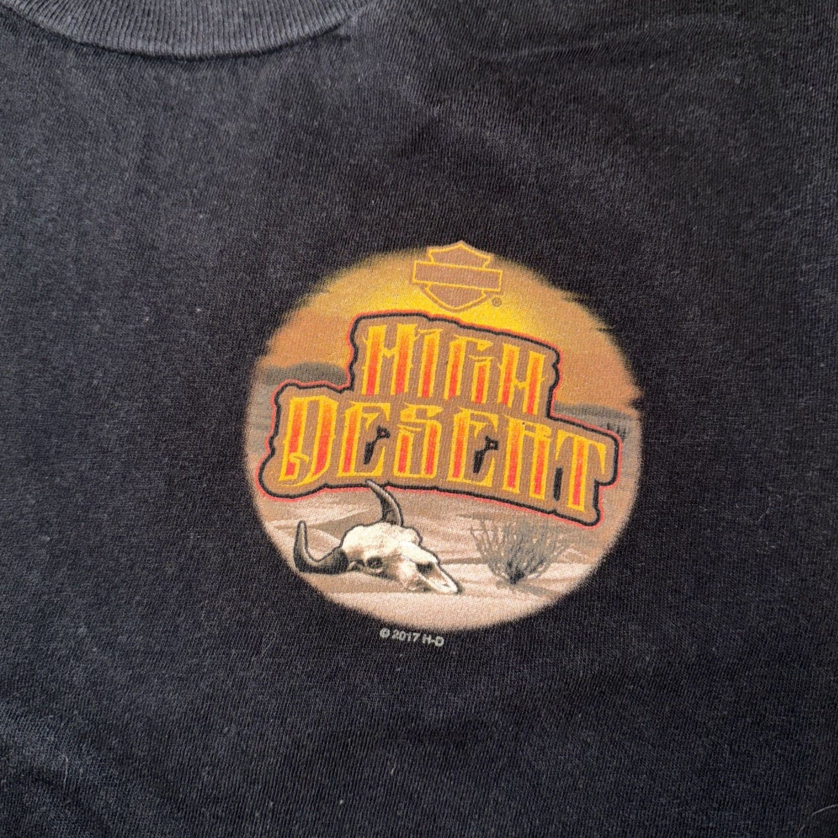 Harley Davidson Harley-Davidson T-Shirt Black Medium Mens 2017 Smith Bros Motorcycle Biker 90s Graphic Print Short Sleeve Front Back 19x26 Shirt Size US M / EU 48-50 / 2 - 3 Thumbnail