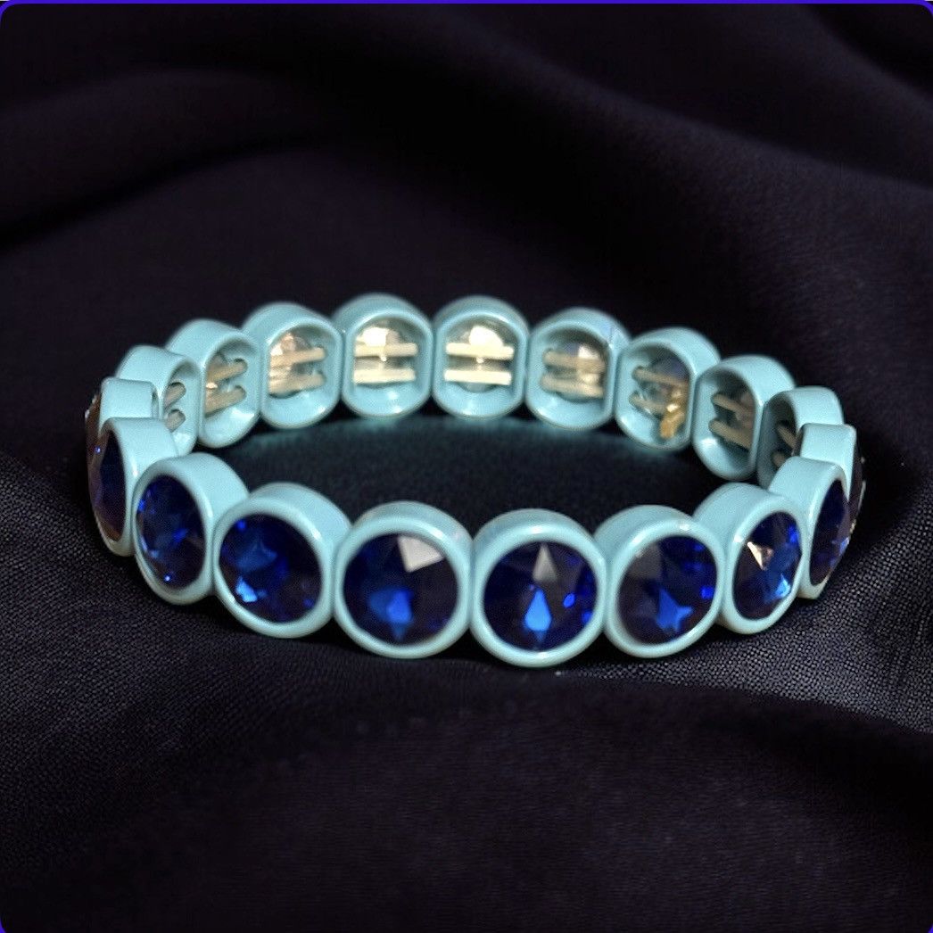 Other Blue gemstone stretch bracelet Size ONE SIZE - 1 Thumbnail