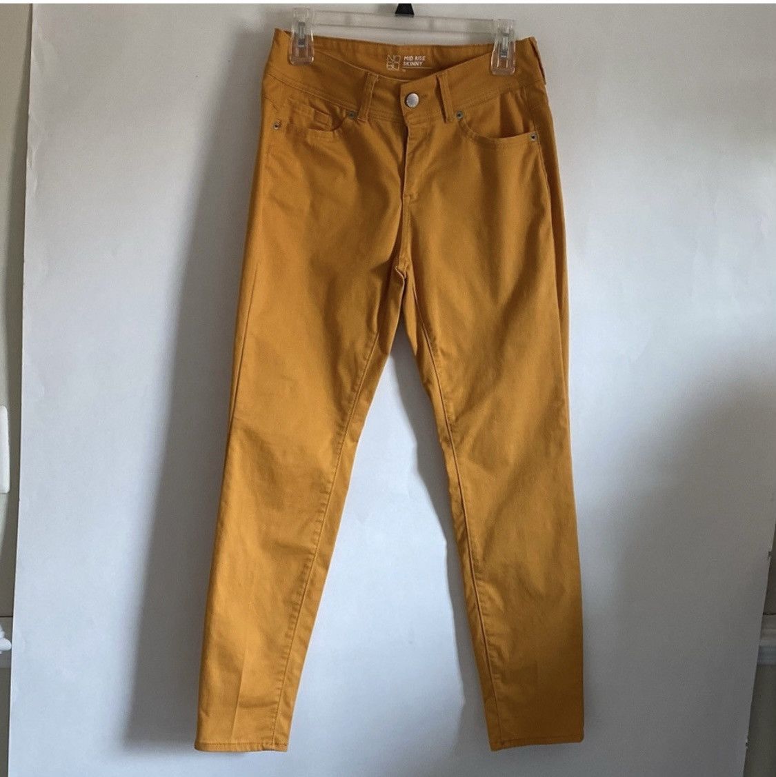 Other MUSTARD MID RISE SKINNY PANTS SIZE 11 Size 28" / US 6 / IT 42 - 2 Thumbnail