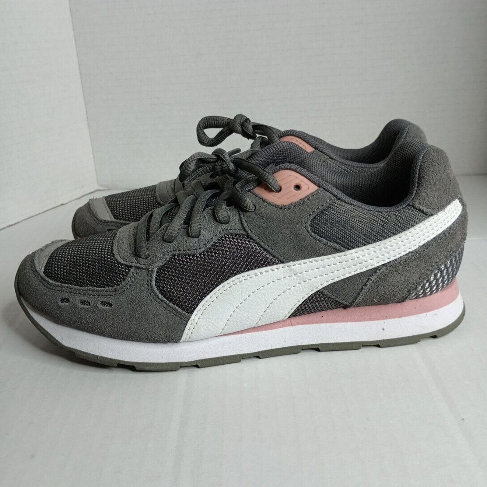 Puma PUMA Vista Women's Grey/White Retro Athletic Shoes Size 7 Size US 7 / IT 37 - 5 Thumbnail