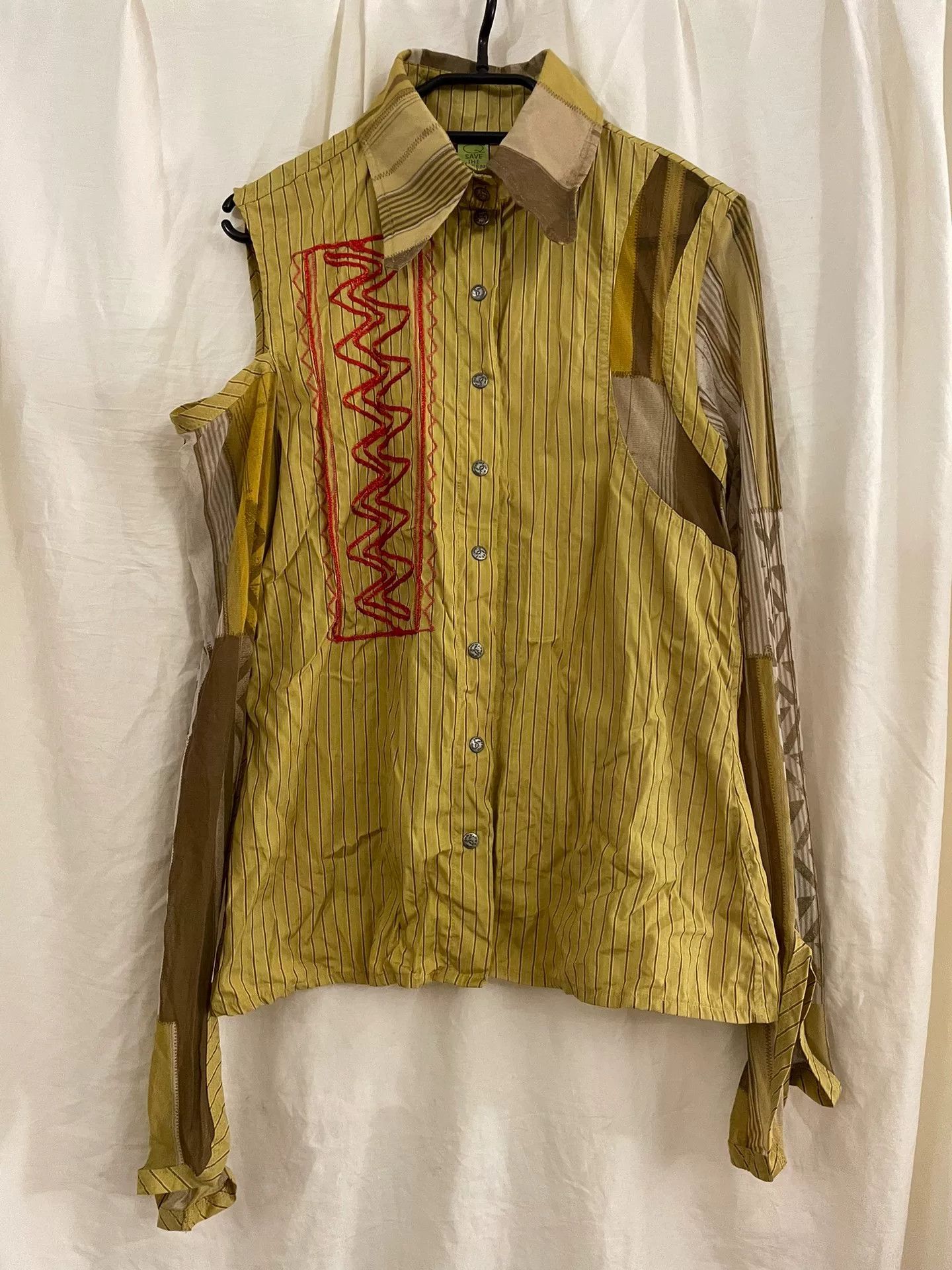 Save the Queen! Vintage Striped Shirt