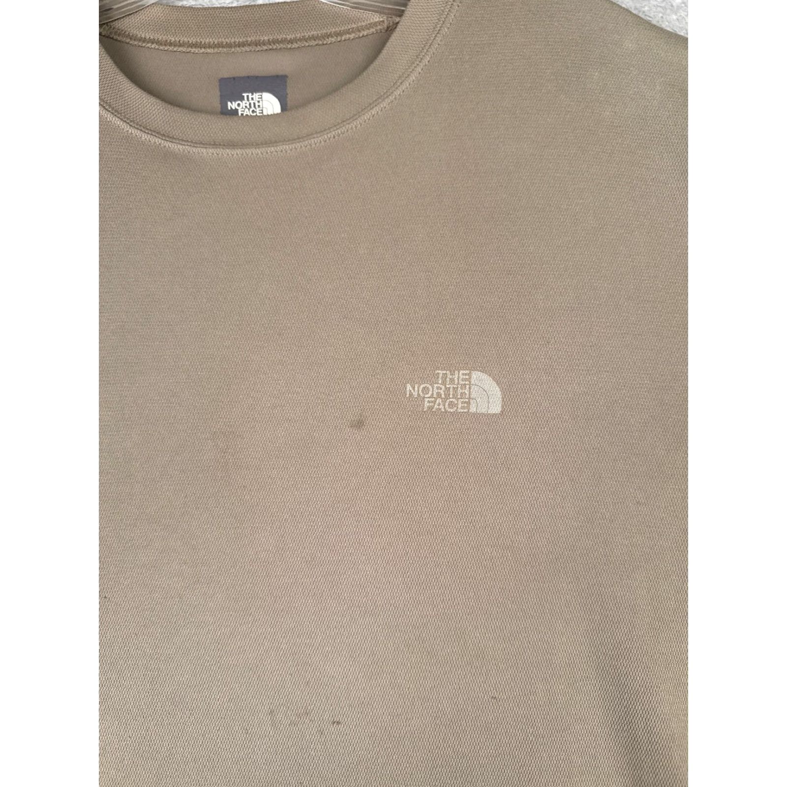 The North Face The North Face Shirt Men Medium Beige Short Sleeve Crew Vaporwick Polyester READ Size US M / EU 48-50 / 2 - 6 Thumbnail