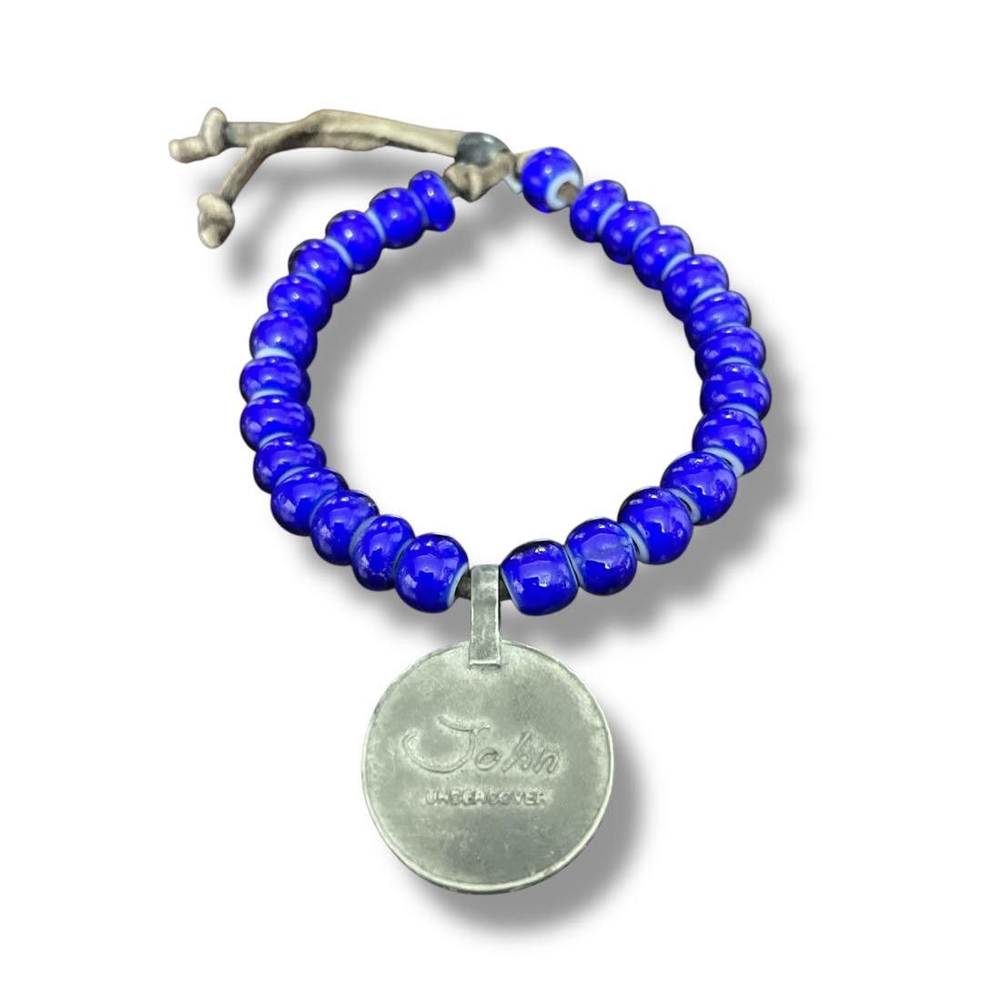 Undercover 🐎 Fuck The Past Fuck The Future Silver Bracelet