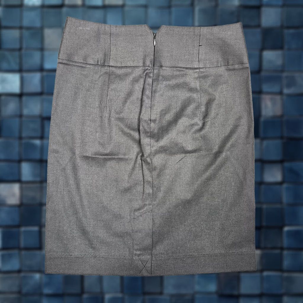 Banana Republic Banana Republic Women’s Gray Pencil Skirt Size 2 Regular A-Line Short Solid Cotton Spandex NEW Mens? Size 26" / US 2 / IT 38 - 1 Thumbnail