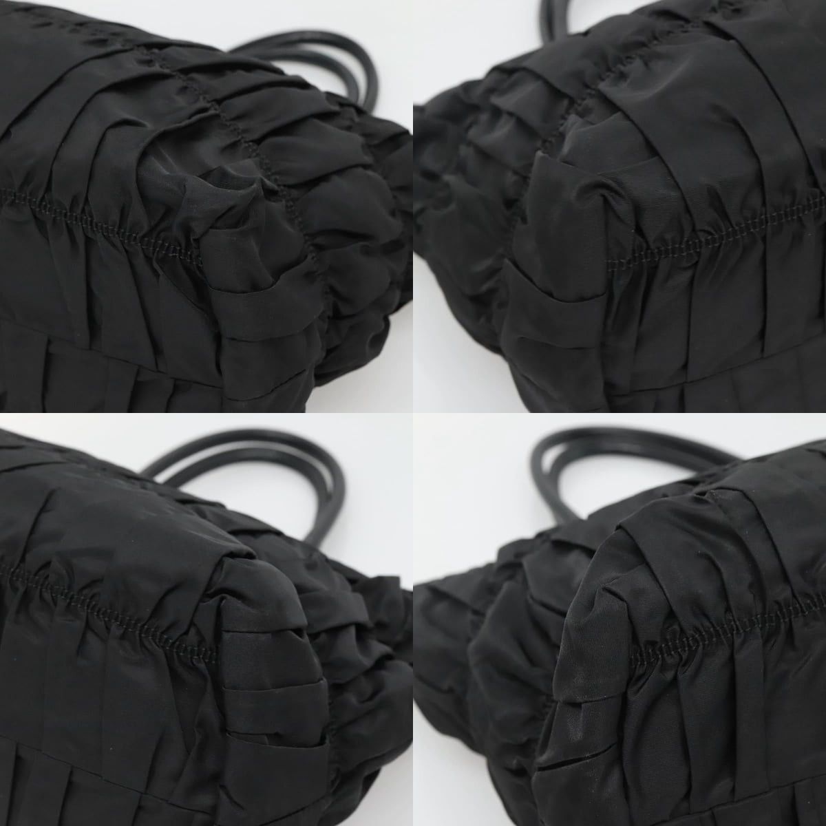 Prada PRADA Tote Bag Nylon Black Silver Size ONE SIZE - 10 Thumbnail