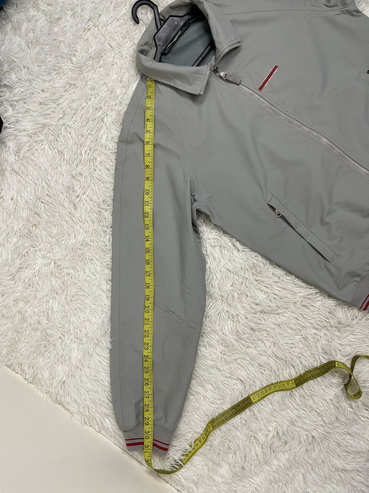 Prada Prada Nylon Shell Gore-Tex Windstopper Jacket 2009 Grey Size US M / EU 48-50 / 2 - 25 Thumbnail