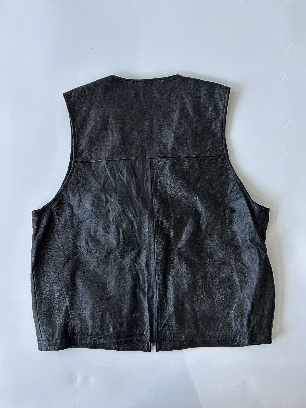 Leather × Vintage INTERPIA BLACK LEATHER VEST Size US M / EU 48-50 / 2 - 10 Thumbnail