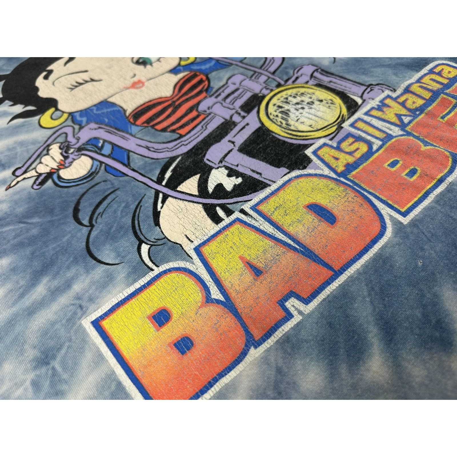 Other Betty Boop Shirt Sz L Tie Dye Bad As I Wanna Be Freeze Y2K Size US L / EU 52-54 / 3 - 9 Thumbnail