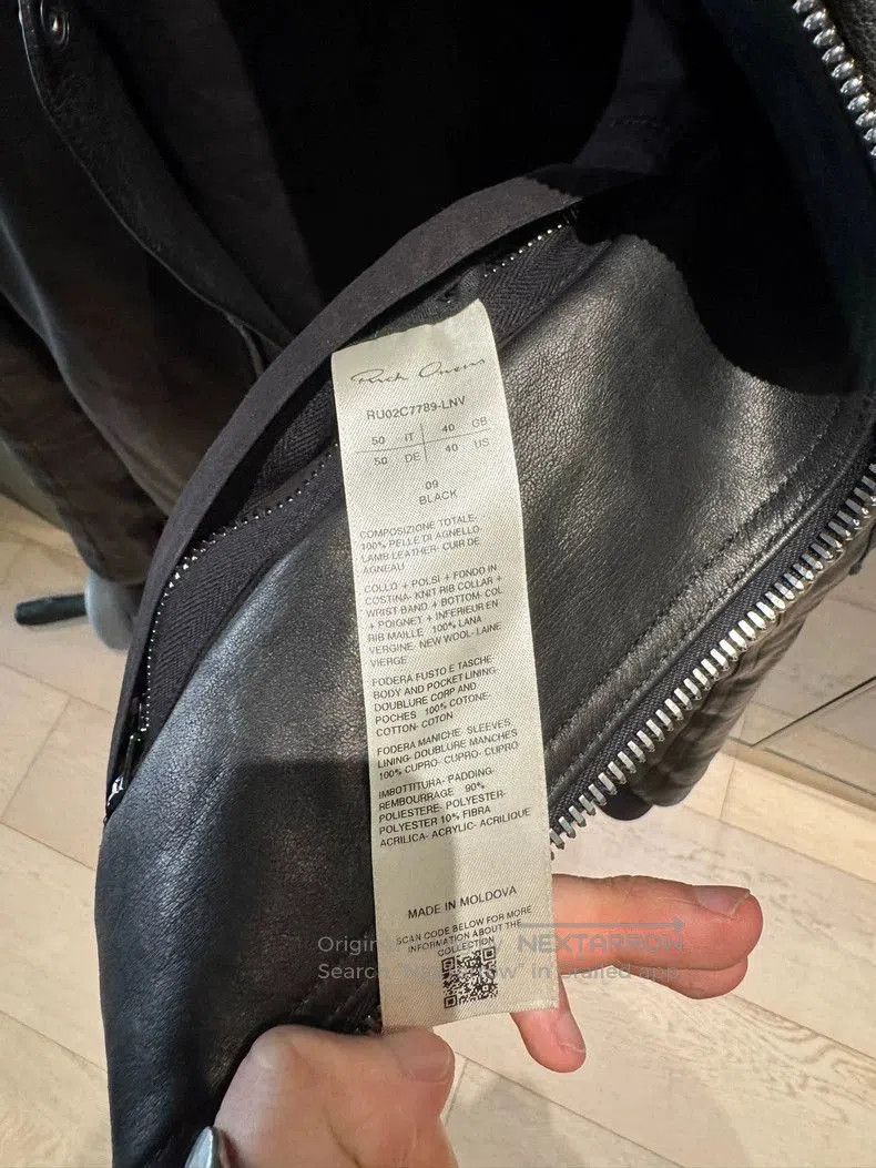 Rick Owens Rick Owens Leather Flight Jacket Fall Winter- Size US L / EU 52-54 / 3 - 3 Thumbnail