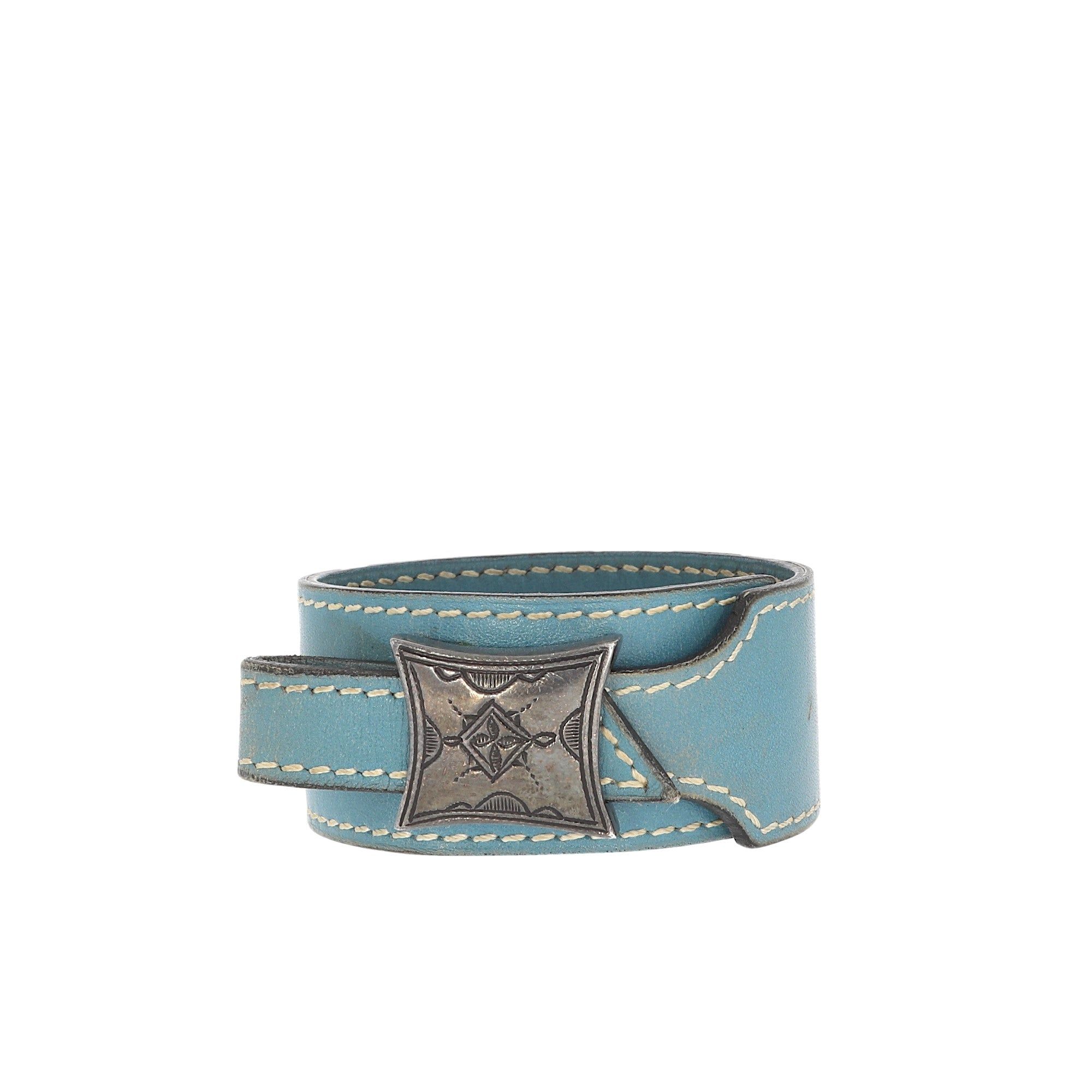 image of Hermes Limited Edition Artemis Bracelet in Blue, Men's