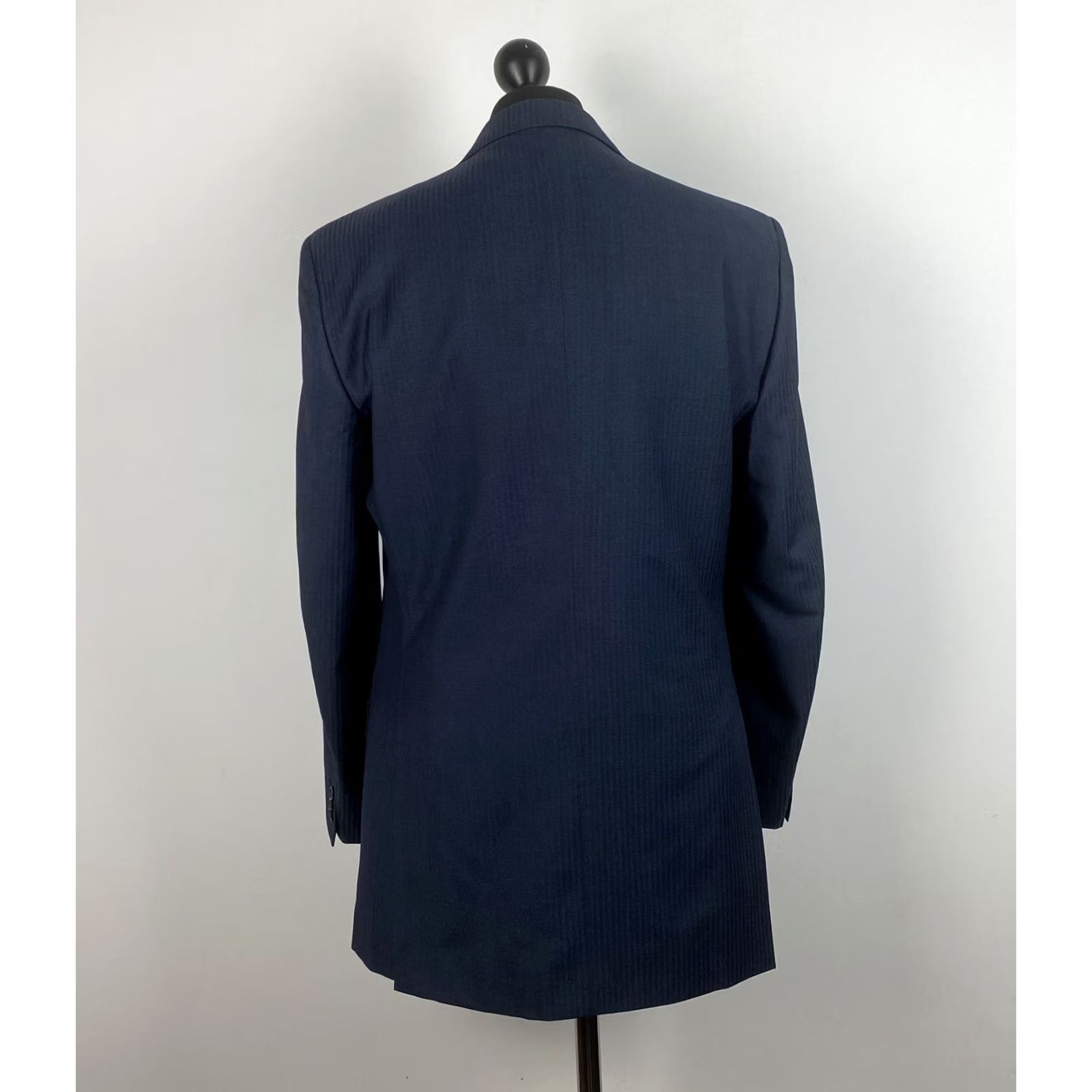Faconnable Faconnable Blazer Wool Navy Blue 52 Men Shirt Jacket, Made in Italy, Tailored Fit, Blue, 50/52, Regular Size, Men’s Blazer Size 50R - 4 Thumbnail