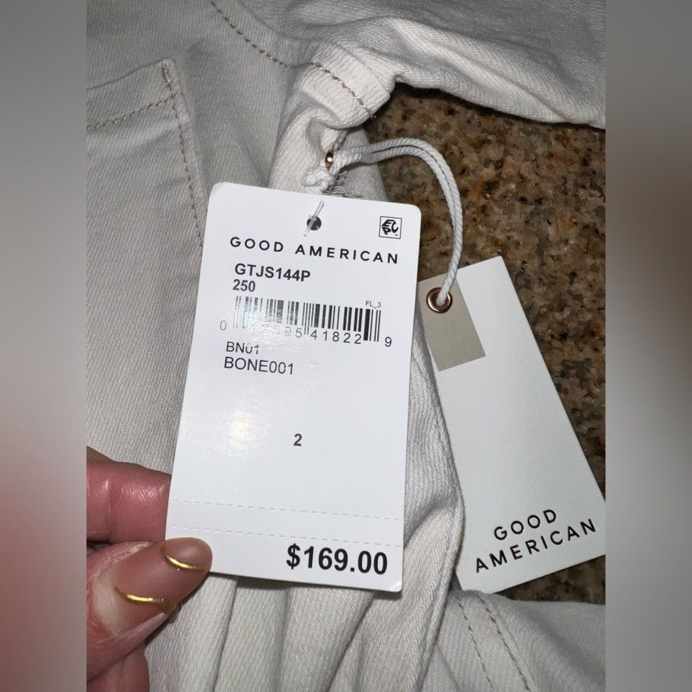 Good American Good American Belted Utility Jumpsuit Bone Size 2 (Fits Sma Size 27" / US 4 / IT 40 - 9 Thumbnail