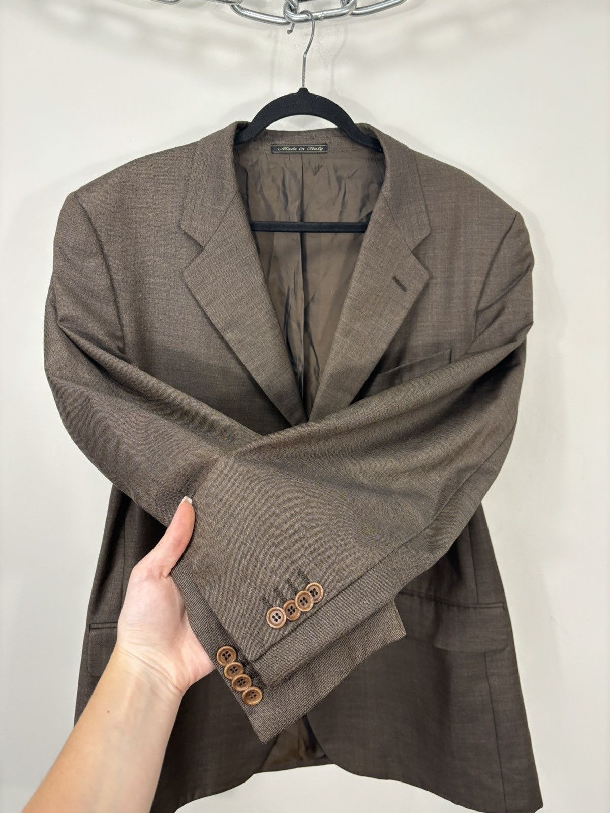 Davide Cenci Davide Cenci Vintage Men’s Italian Luxury Wool Blazer Jacket Size 46R - 7 Thumbnail