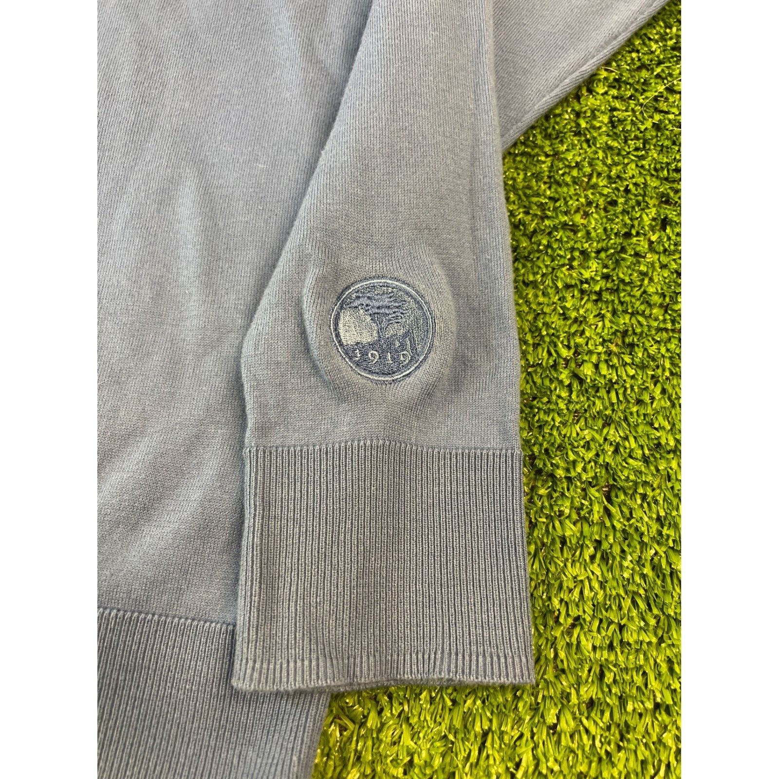 Polo Ralph Lauren Polo Ralph Lauren Mens Blue Crewneck Knit Regular Fit MD Size US M / EU 48-50 / 2 - 2 Thumbnail