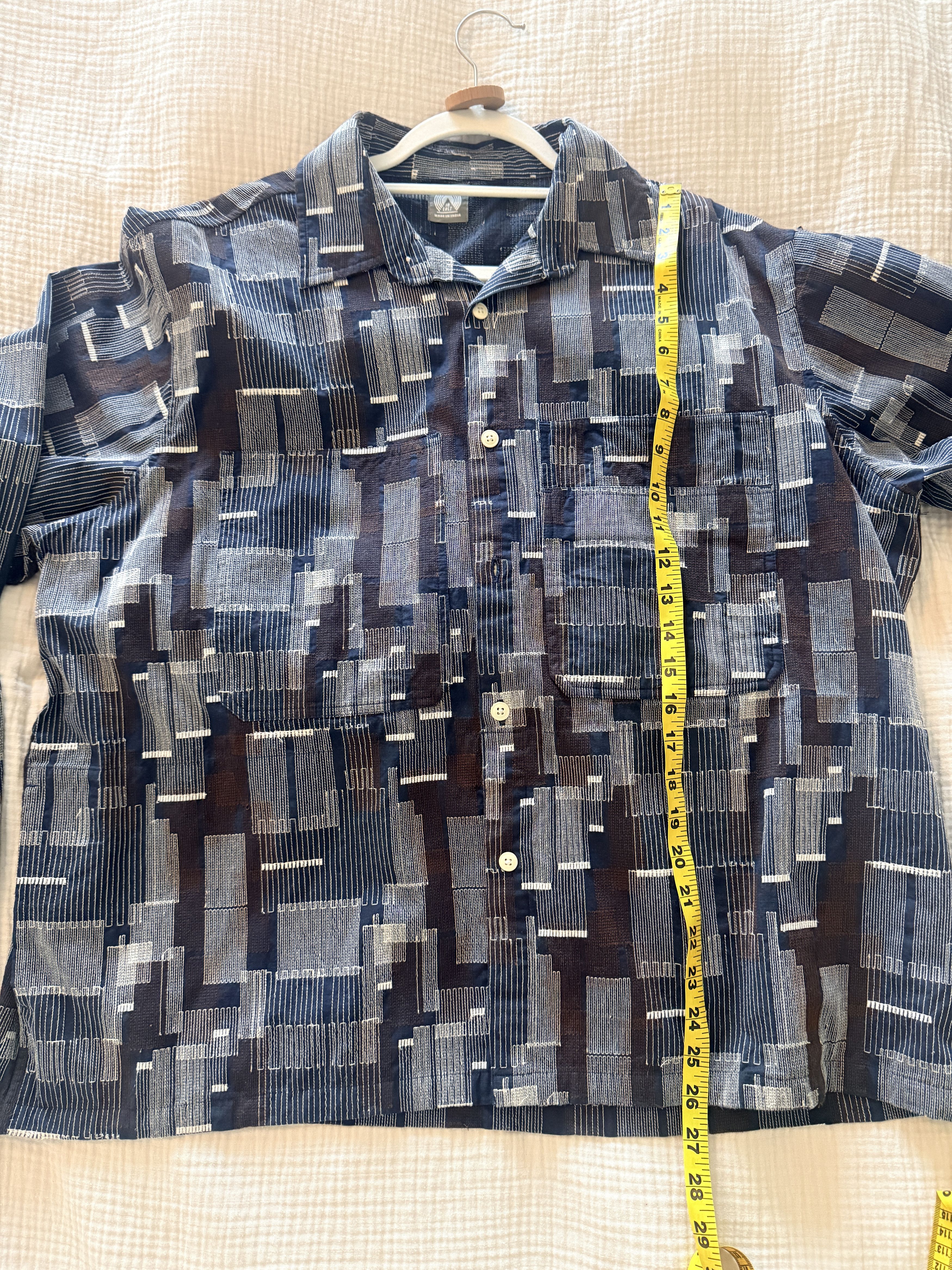 18 East PILCHUCK WORK SHIRT - EMBROIDERED COTTON MICRO RIPSTOP Size US L / EU 52-54 / 3 - 13 Thumbnail